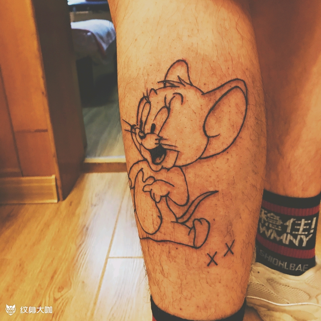 割线小jerry_纹身图案手稿图片_甲胺的纹身作品集