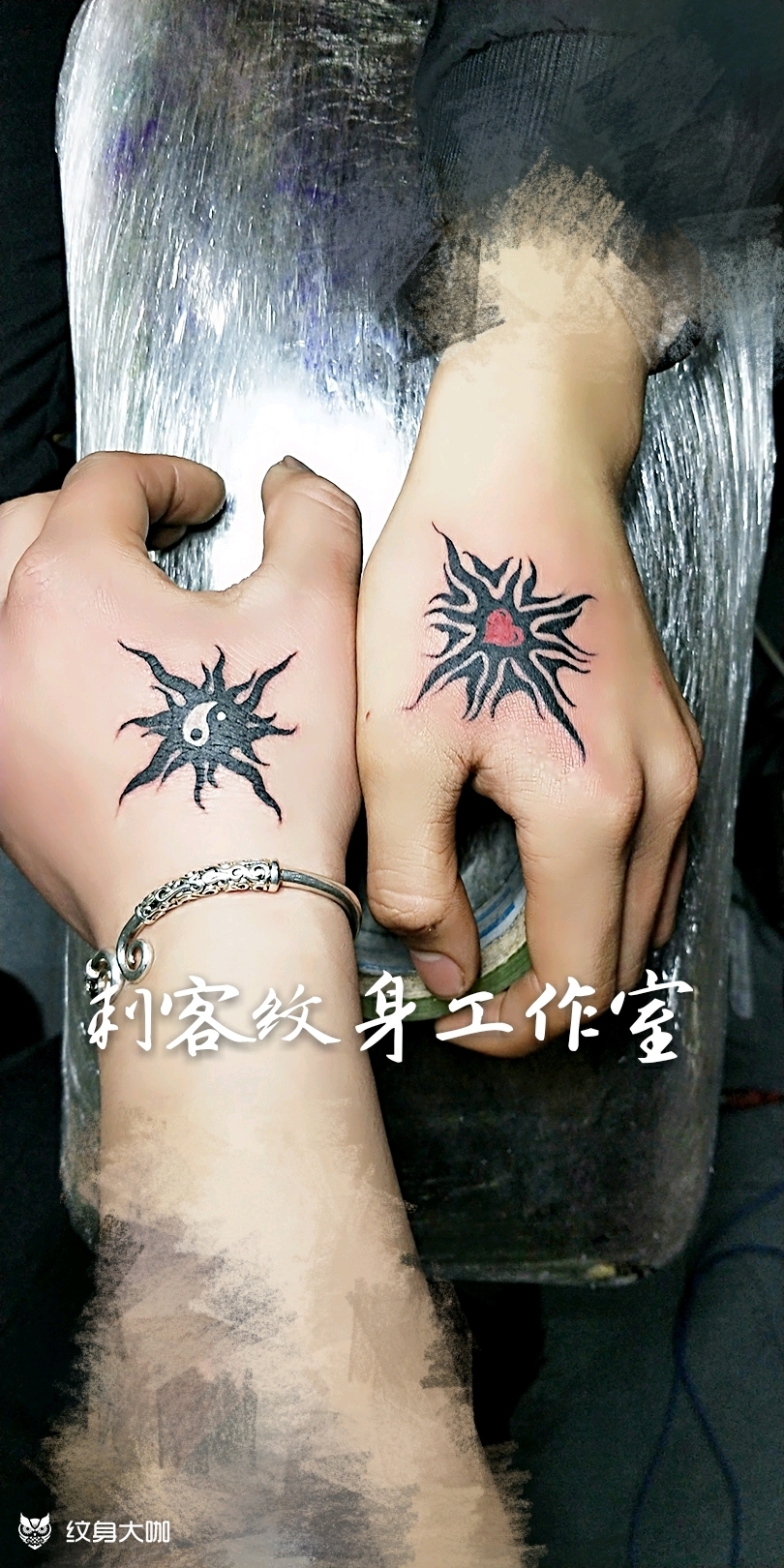 虎口图腾_纹身图案手稿图片_王的纹身作品集