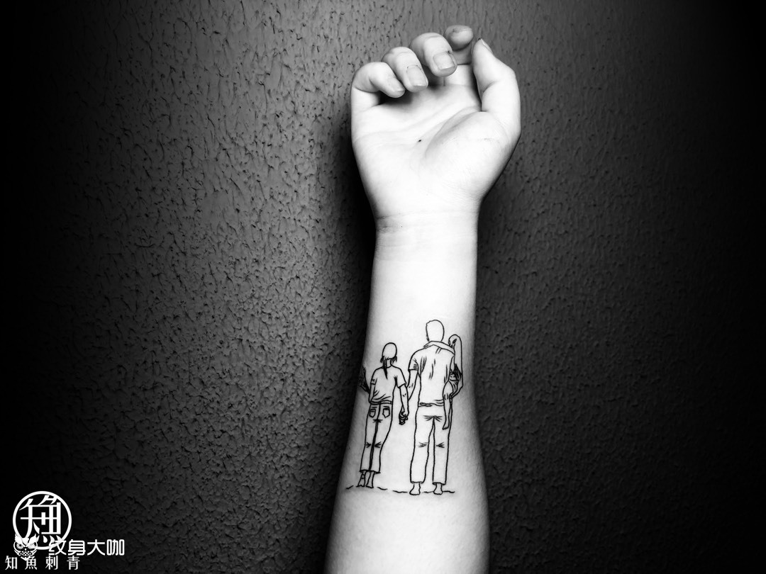 family _纹身图案手稿图片_十七的纹身作品集