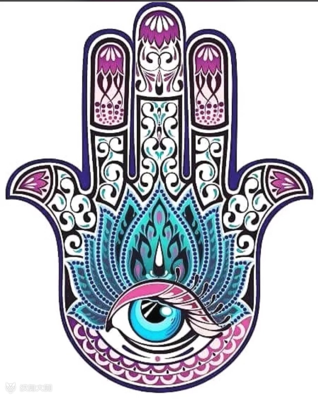 法蒂玛之手法蒂玛之手(阿拉伯_纹身吧社区 - 纹身大咖