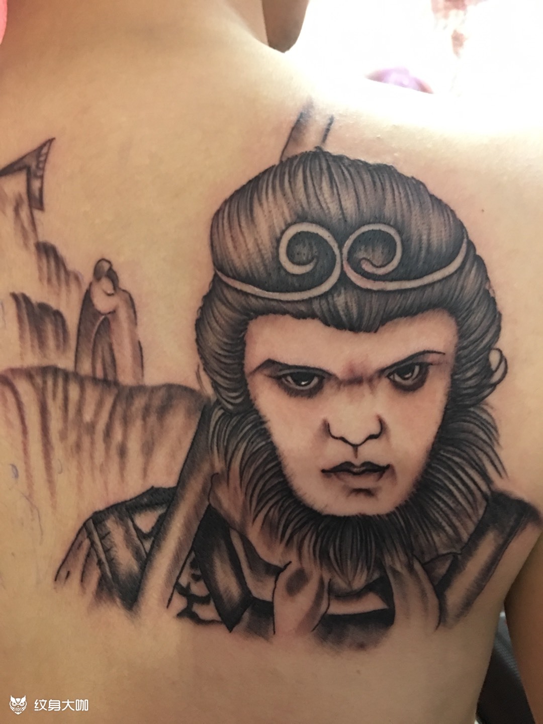 孙悟空_纹身图案手稿图片_徐丽青的纹身作品集