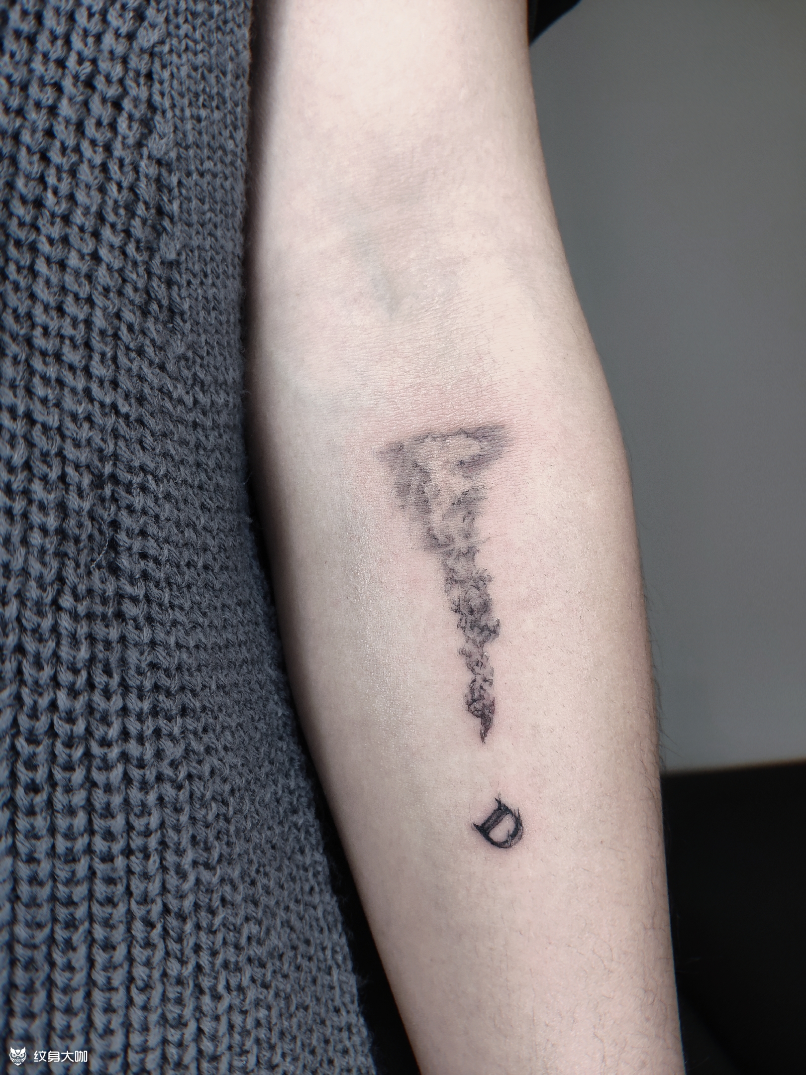 思念_纹身图案手稿图片_阿吉的纹身作品集