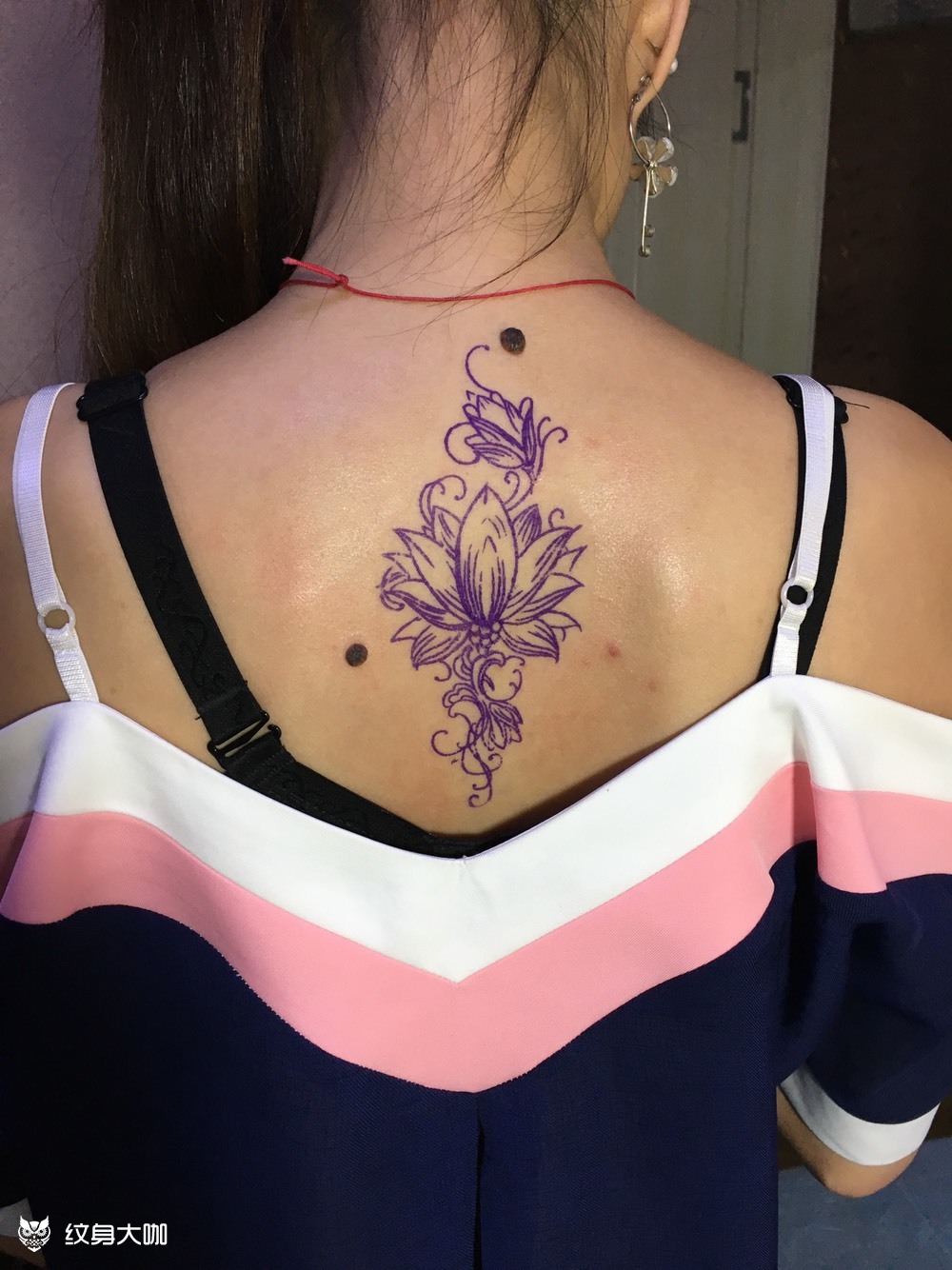 设计痣和纹身融合_纹身图案手稿图片_洛印的纹身作品集