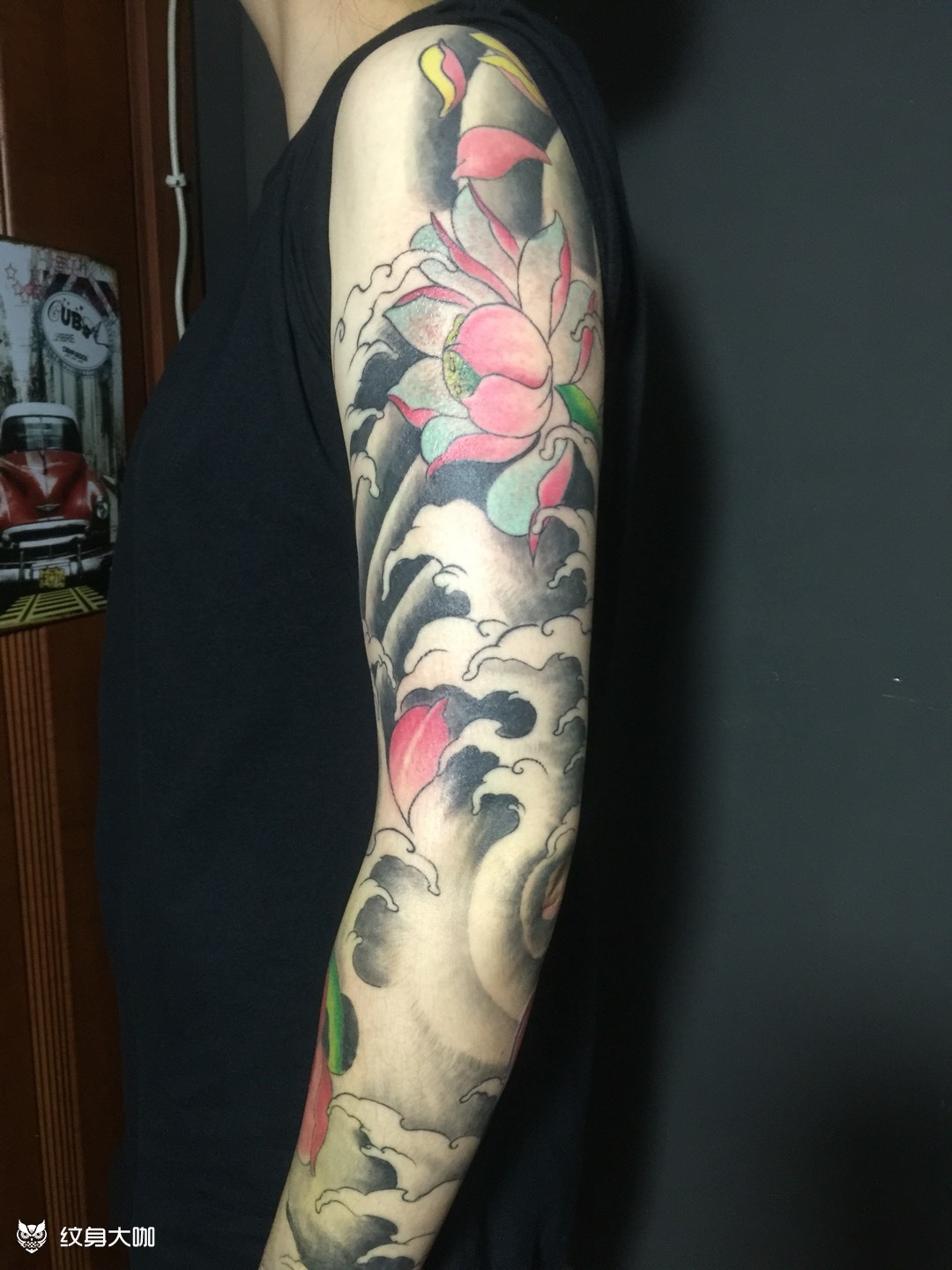 花臂_纹身图案手稿图片_evan的纹身作品集