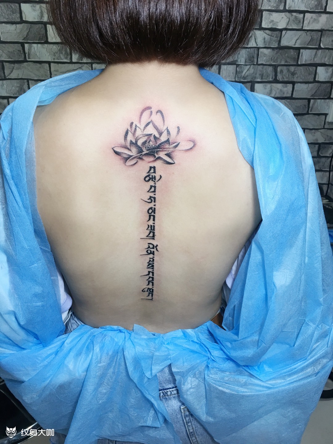 梵文_纹身图案手稿图片_针艺的纹身作品集