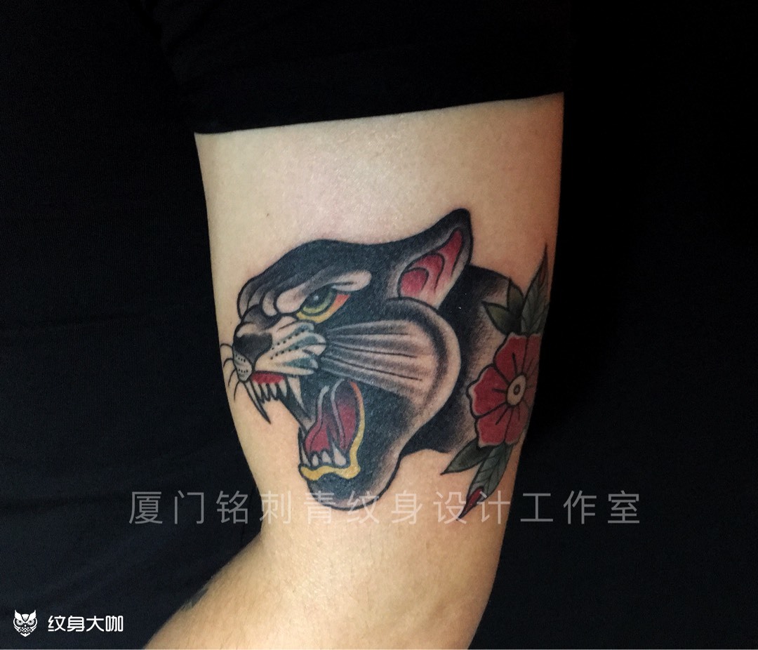 oldschool 黑豹_纹身图案手稿图片_suki的纹身作品集