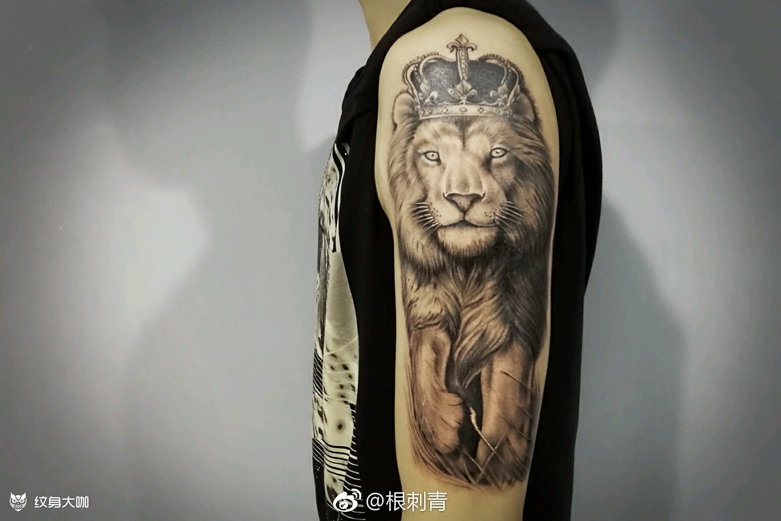 狮子王_纹身图案手稿图片_木良拾贰的纹身作品集