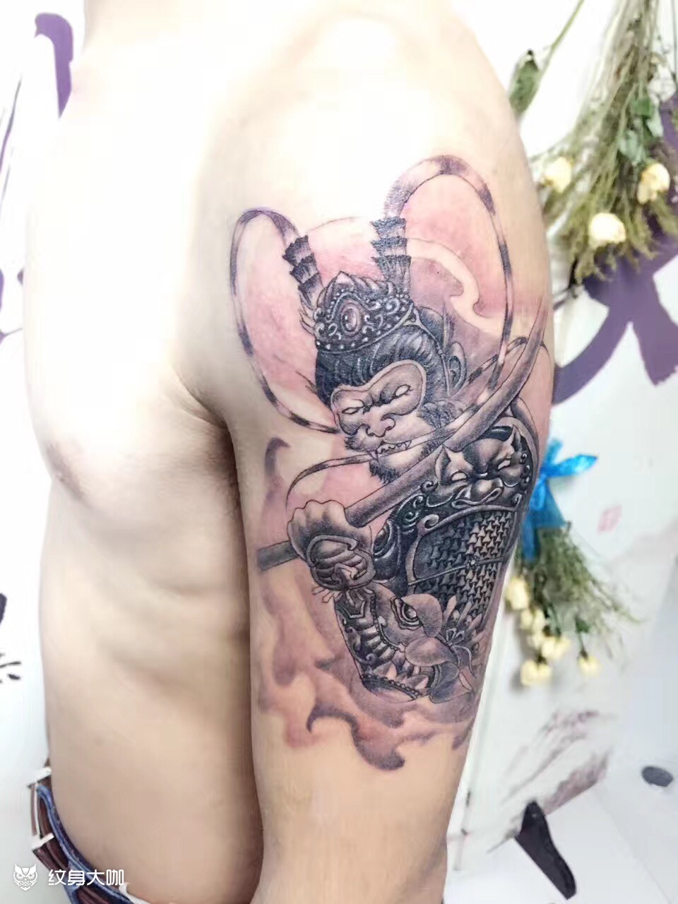 齐天大圣_纹身图案手稿图片_梦境的纹身作品集