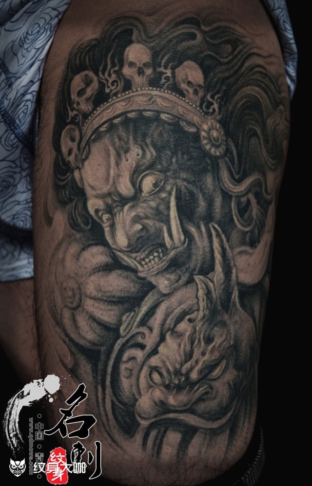 巨灵神_纹身图案手稿图片_名刺的纹身作品集