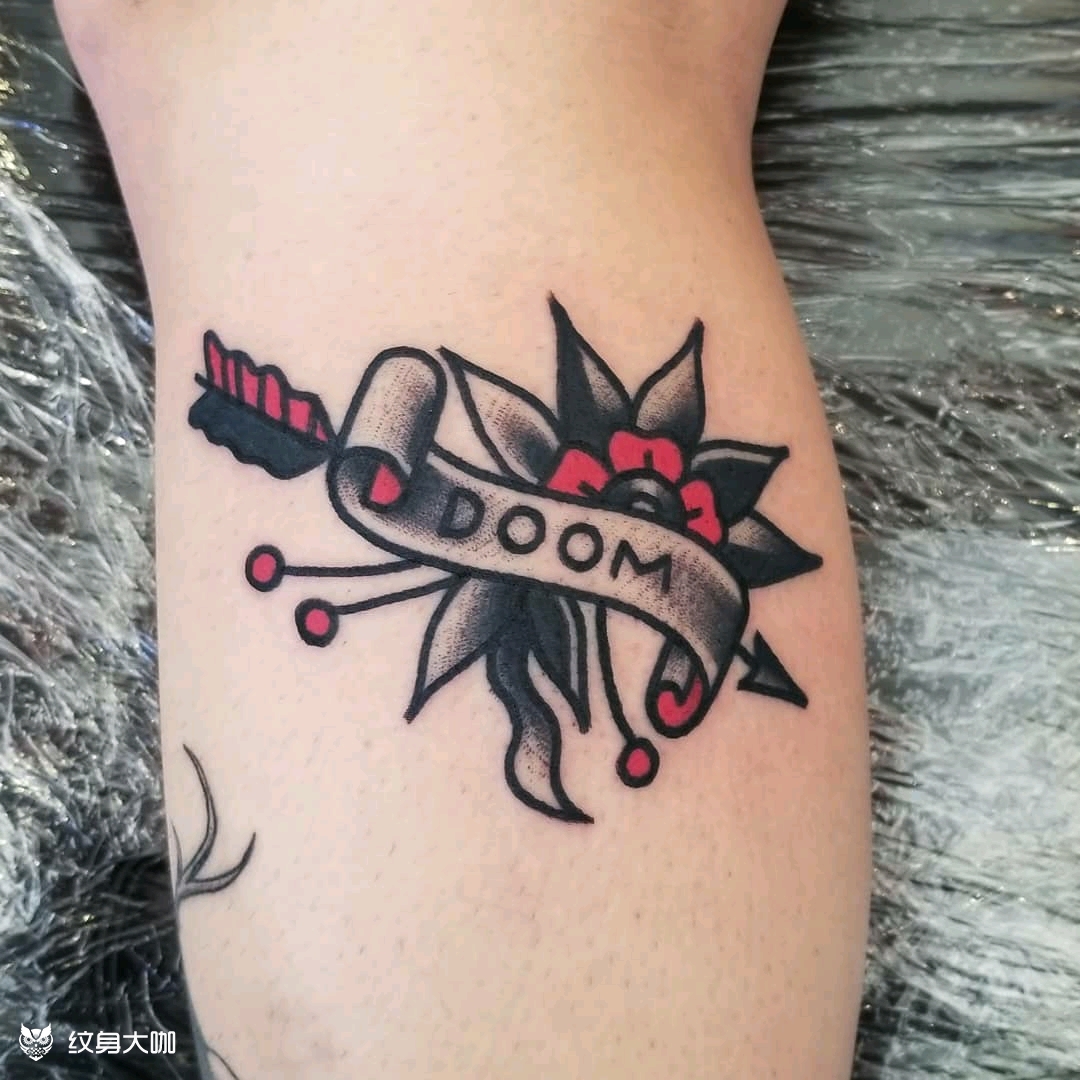 old school_纹身图案手稿图片_白云天的纹身作品集