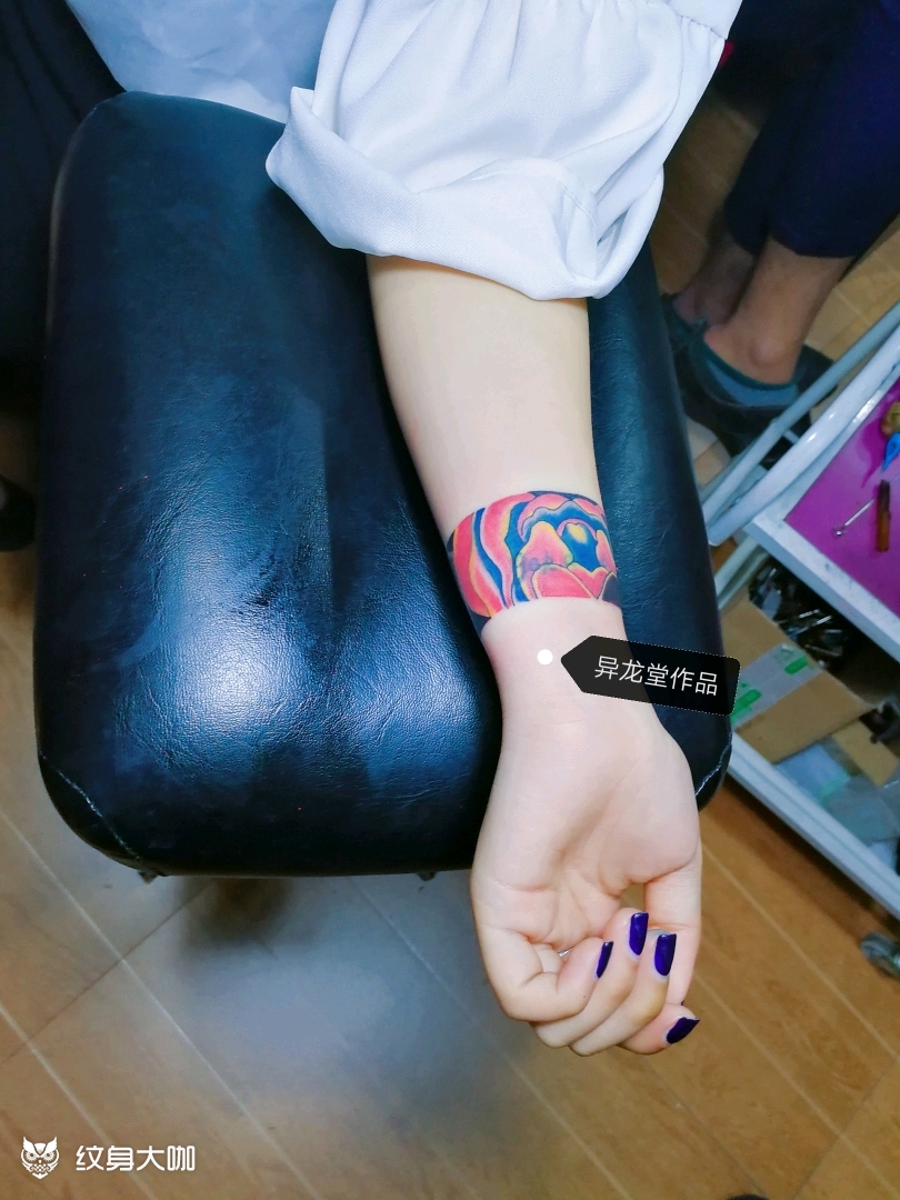 手环微信18925375971_纹身图案手稿图片_异龙堂纹身的纹身作品集