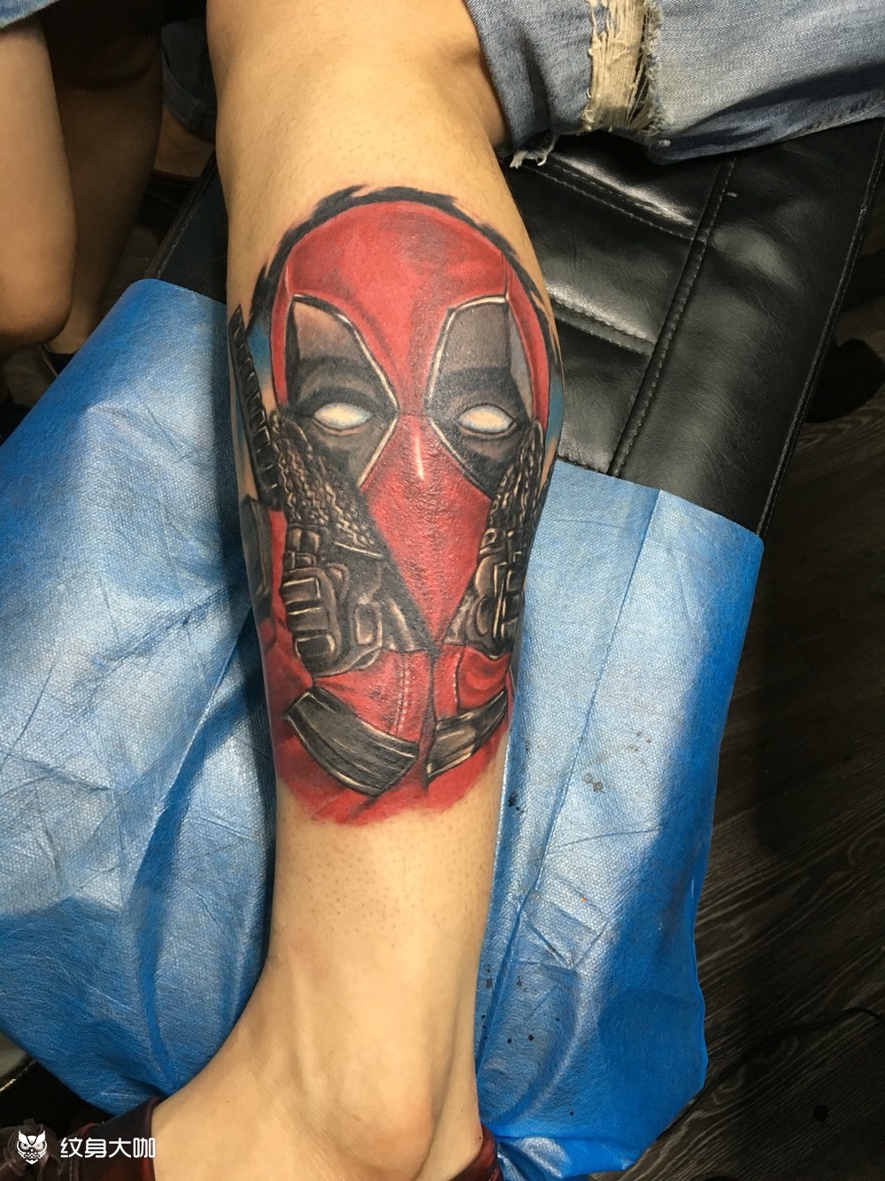 死侍_纹身图案手稿图片_永的纹身作品集