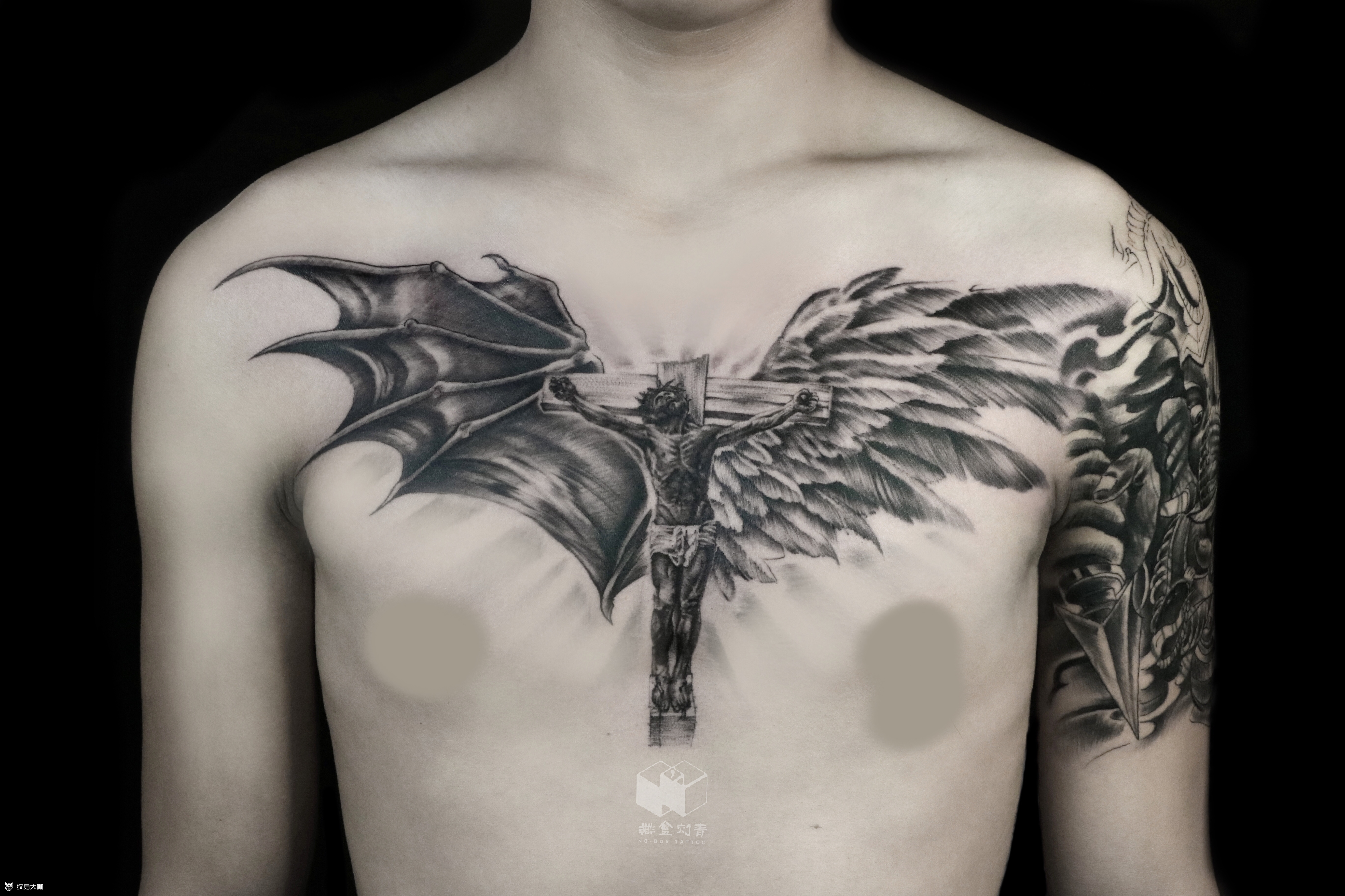 耶稣_纹身图案手稿图片_小涛的纹身作品集