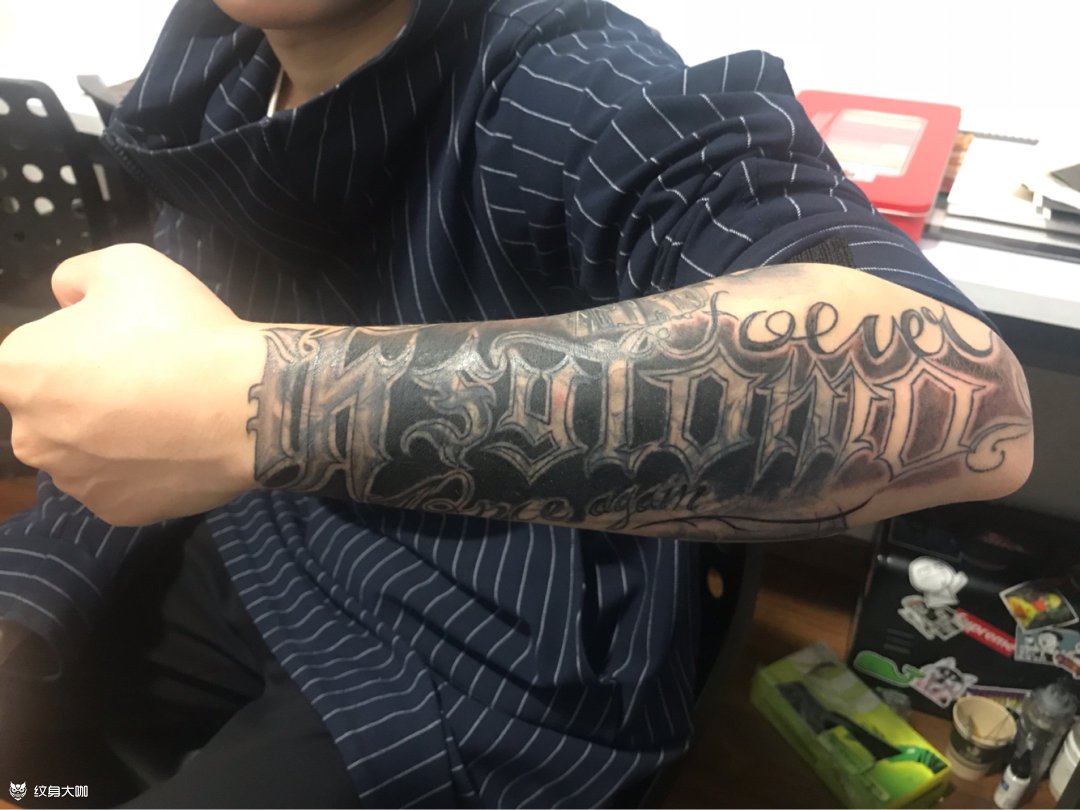 遮盖未完成_纹身图案手稿图片_seven 霍的纹身作品集