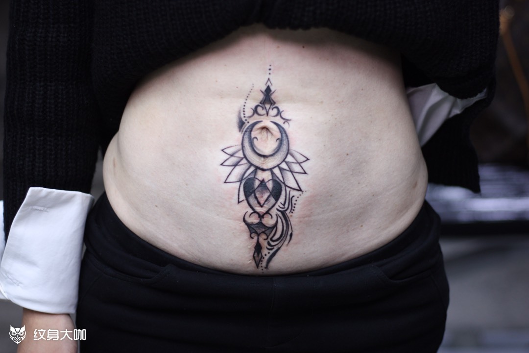 遮盖疤痕_纹身图案手稿图片_大哲的纹身作品集