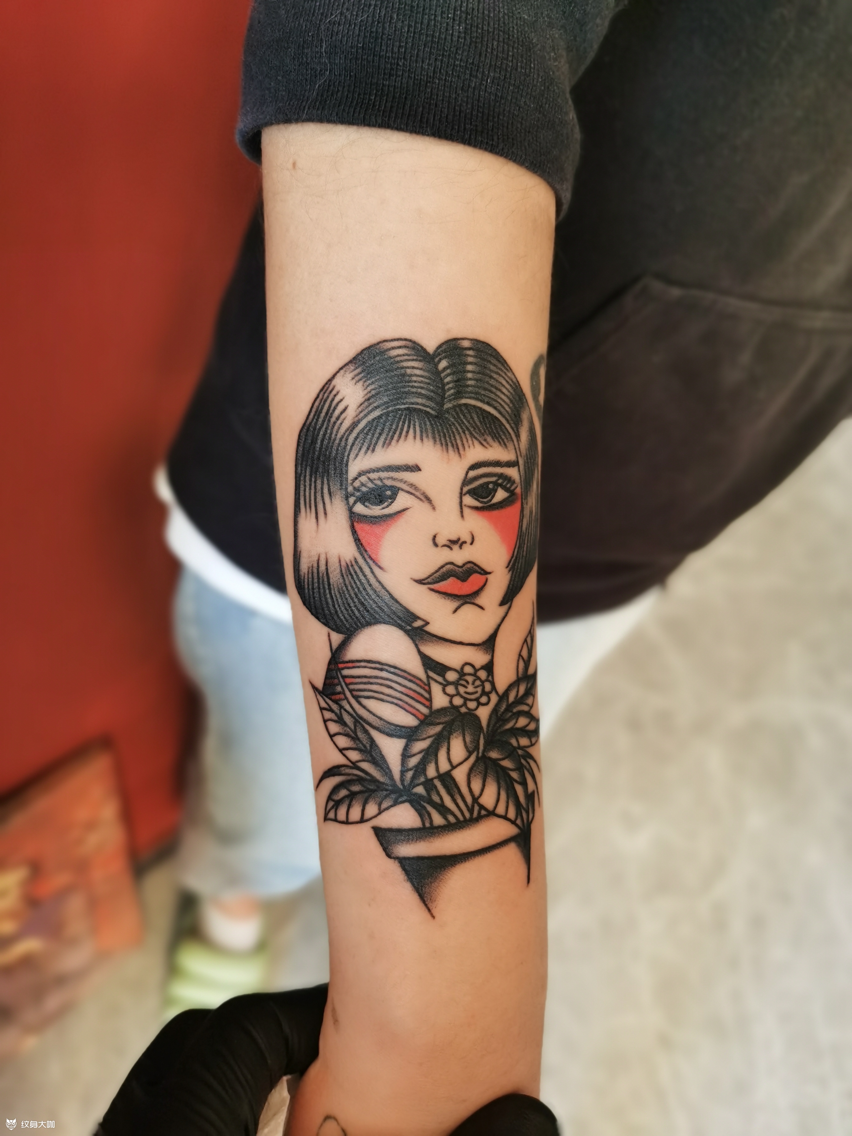 这个杀手不太冷_纹身图案手稿图片_赤艺的纹身作品集