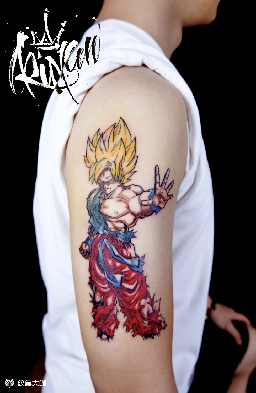 【风格】new school 【人物】卡卡罗特 客人肤色偏白~很出效果!