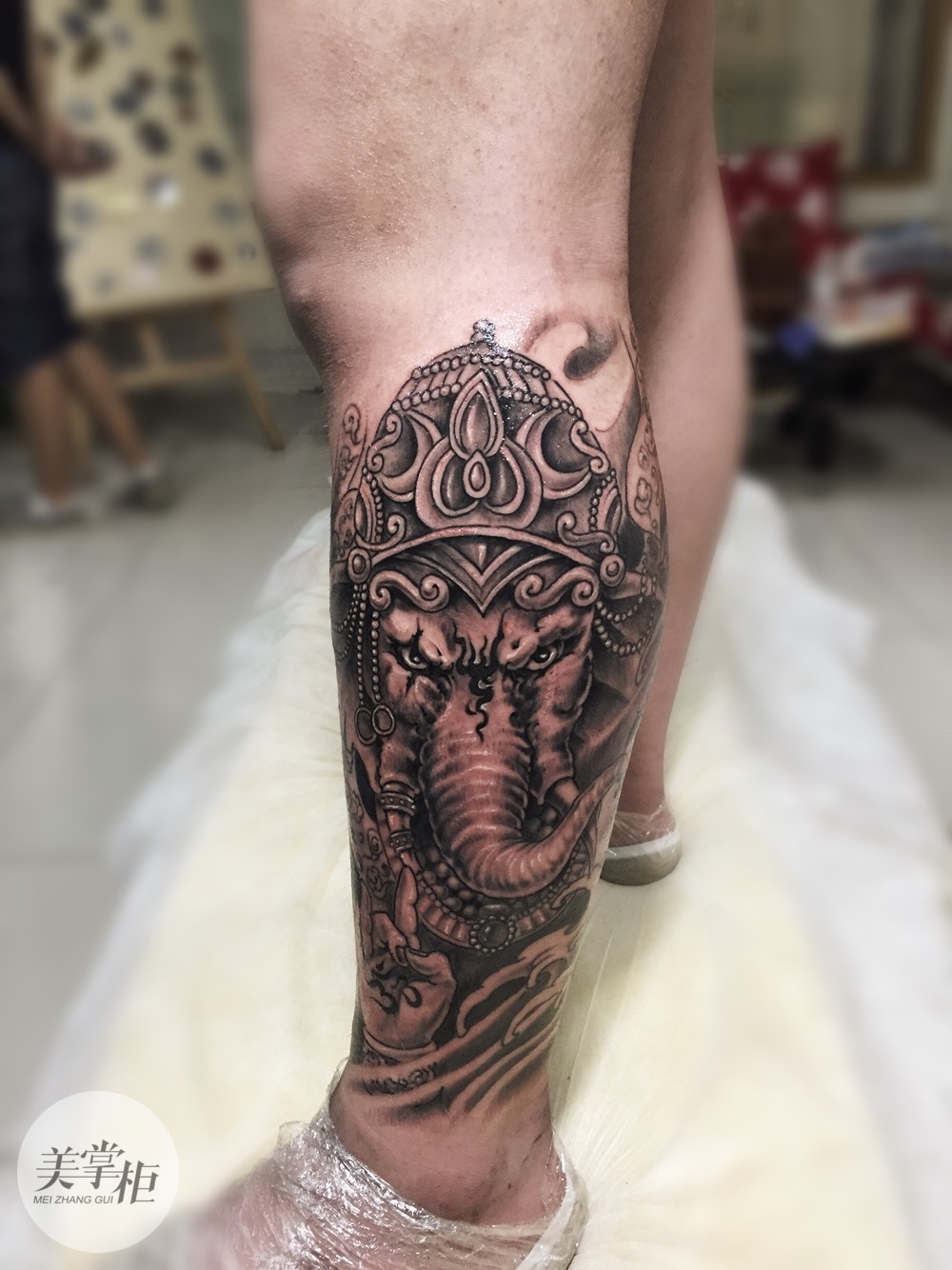 象神_纹身图案手稿图片_沈阳嘉龙ciqing的纹身作品集