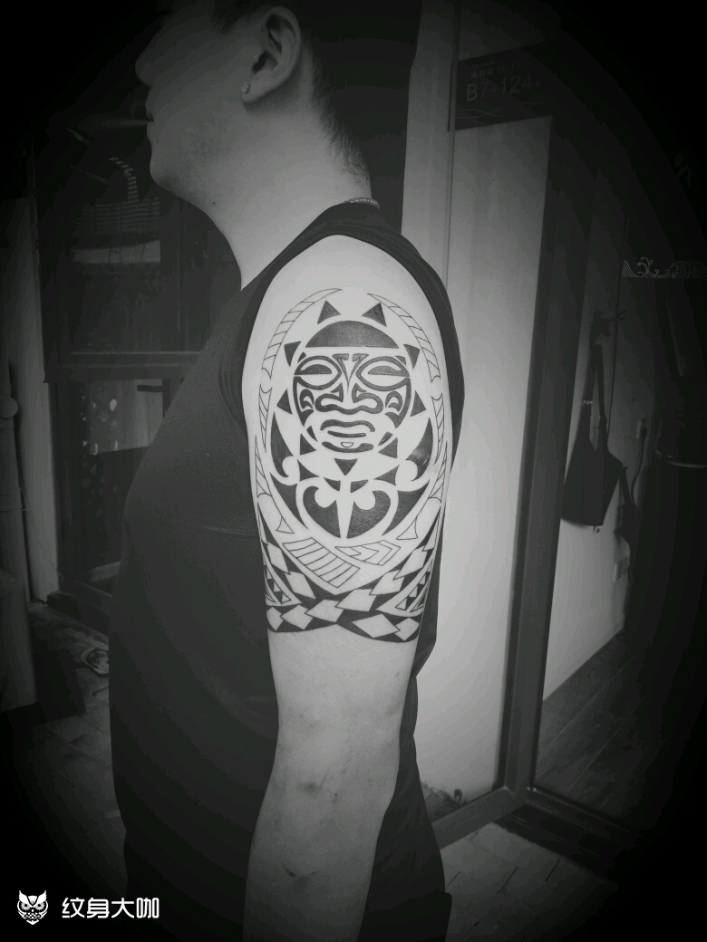 玛雅图腾_纹身图案手稿图片_yh.的纹身作品集