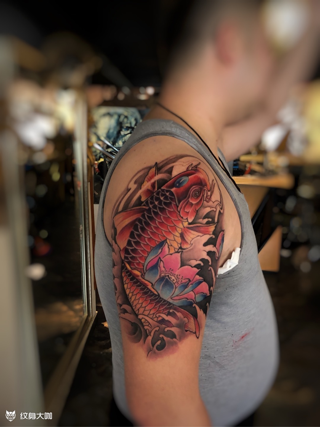 鱼_纹身图案手稿图片_勇的纹身作品集