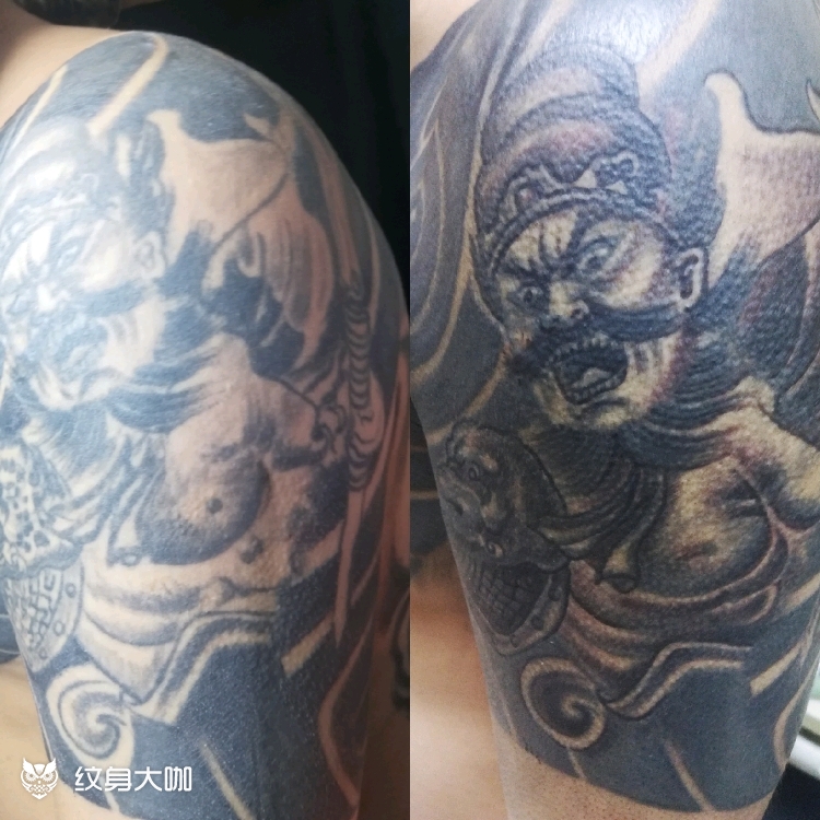 修改张飞_纹身图案手稿图片_墨源的纹身作品集