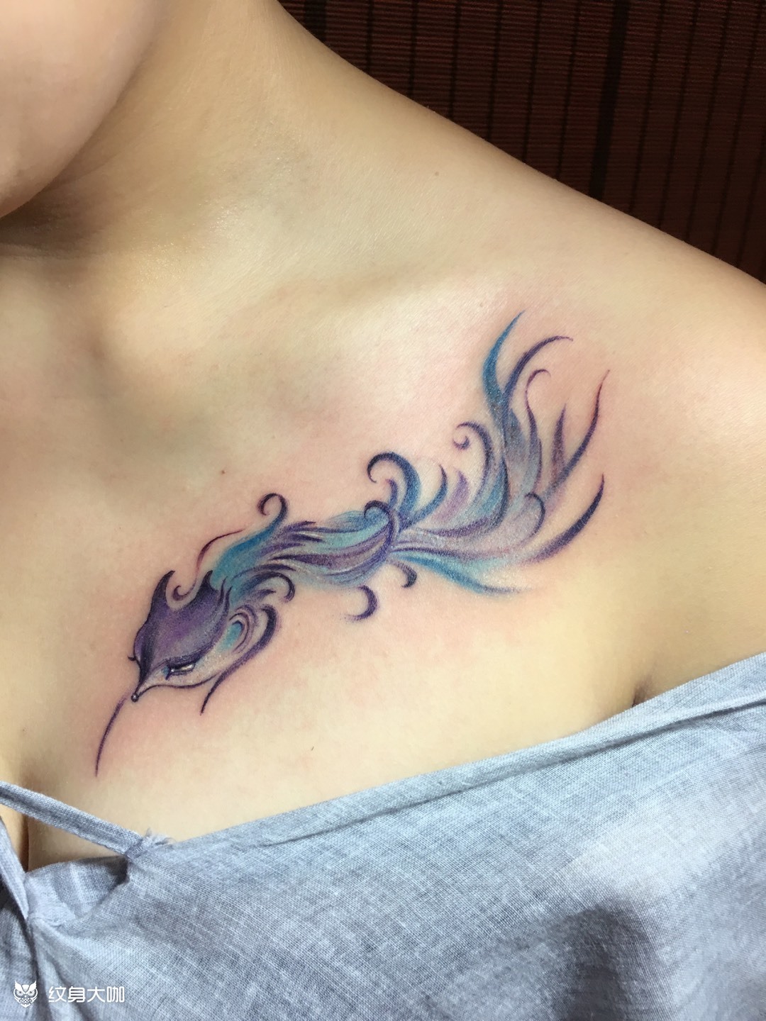 妖娆的小狐狸_纹身图案手稿图片_娟姐的纹身作品集