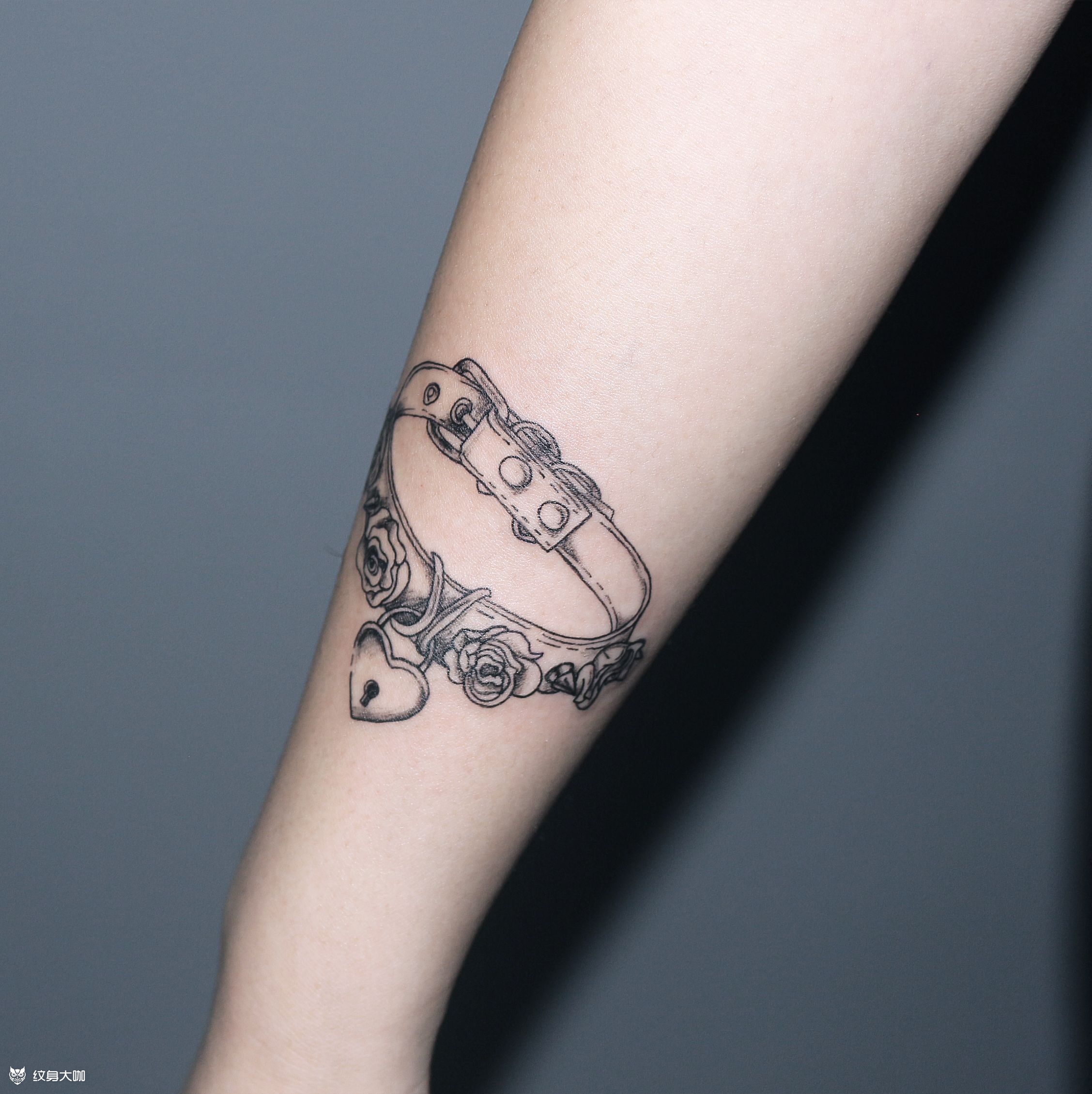 项圈_纹身图案手稿图片_天津怪咖的纹身作品集