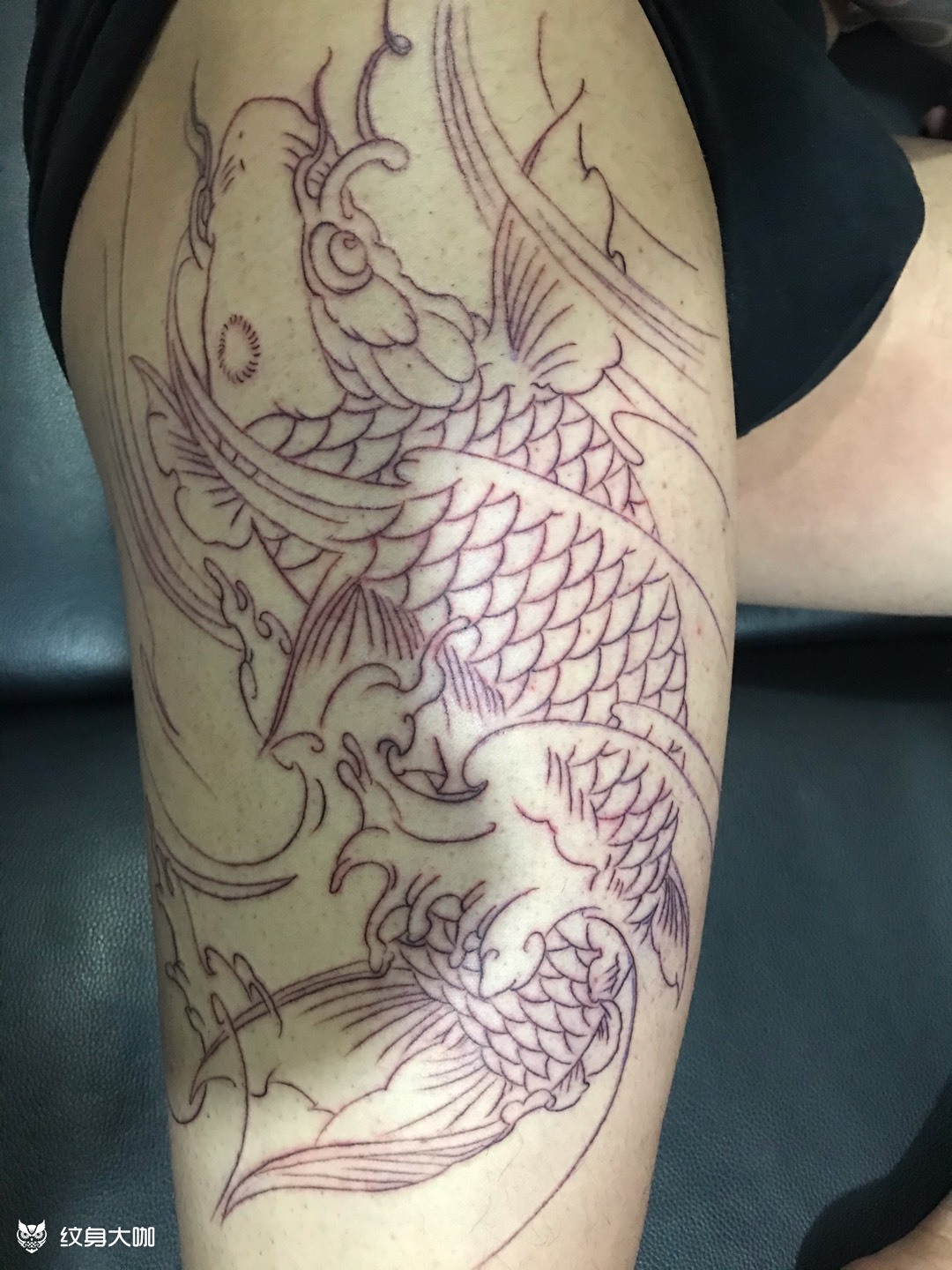 帮我看看这个水线怎么样_纹身吧社区 - 纹身大咖