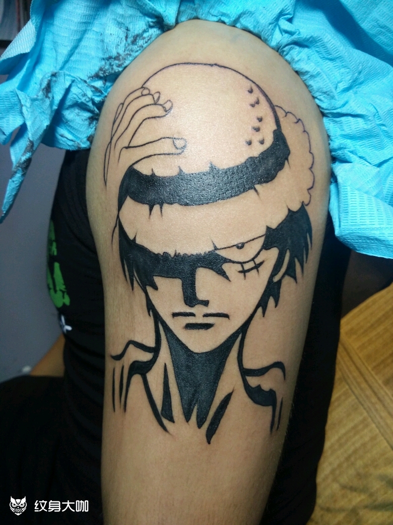 海贼王_纹身图案手稿图片_崔汝意的纹身作品集