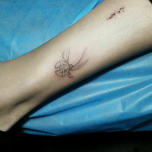 小铃铛_纹身图案手稿图片_杨凯的纹身作品集