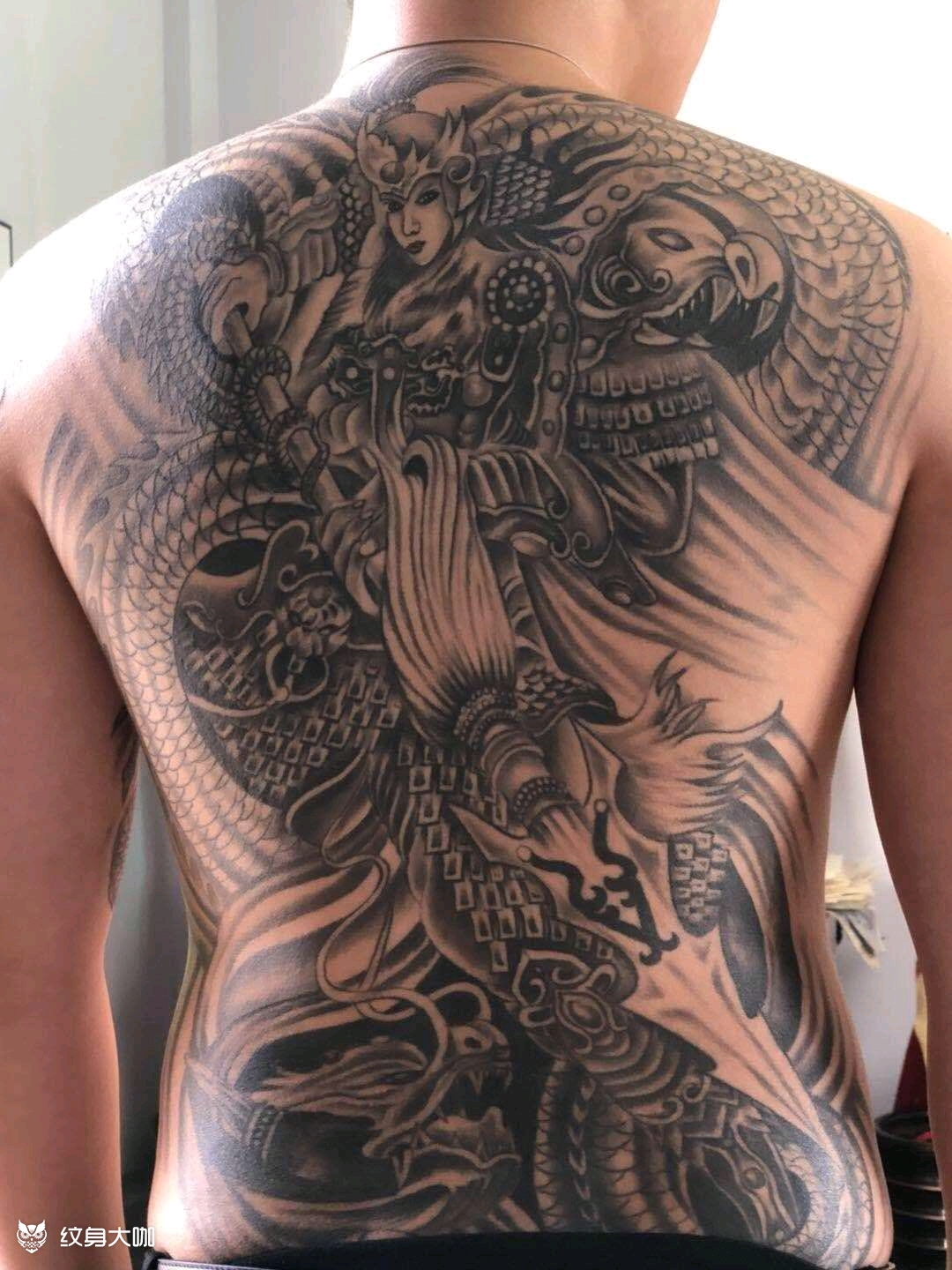 赵云_纹身图案手稿图片_唐景超的纹身作品集