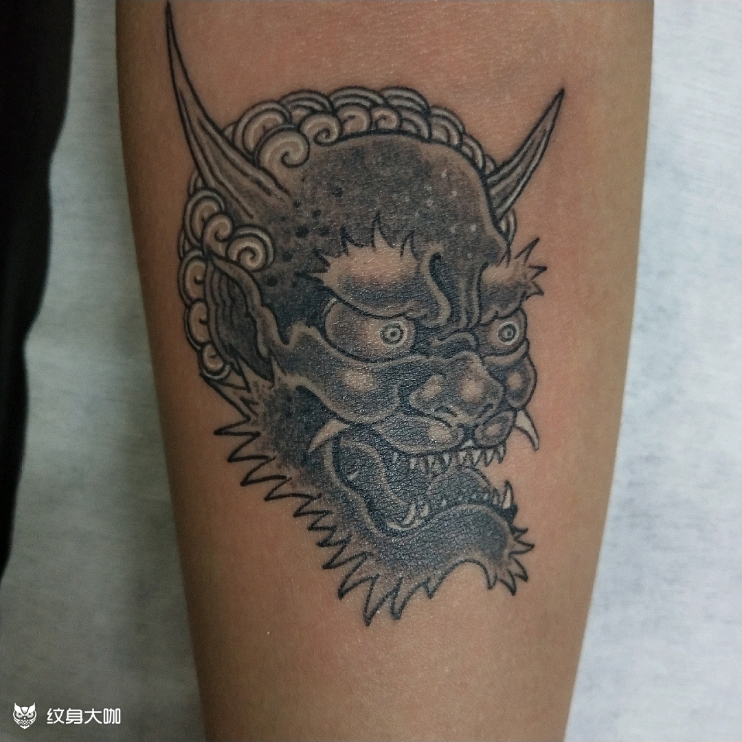 酒吞童子_纹身图案手稿图片_雕狩的纹身作品集