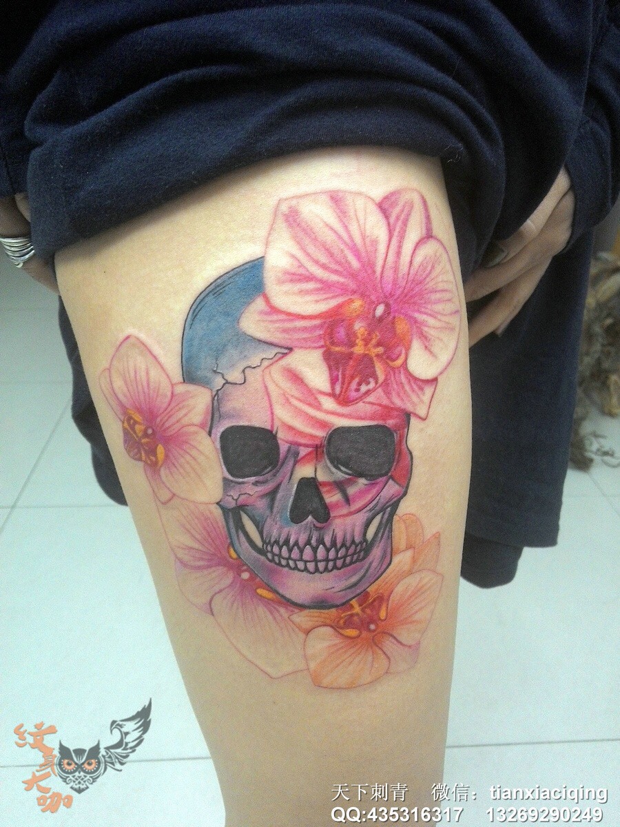 纹身图案手稿图片_李黎君的纹身作品集