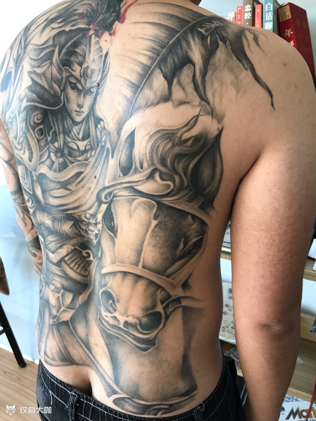 赵云_纹身图案手稿图片_想哥的纹身作品集