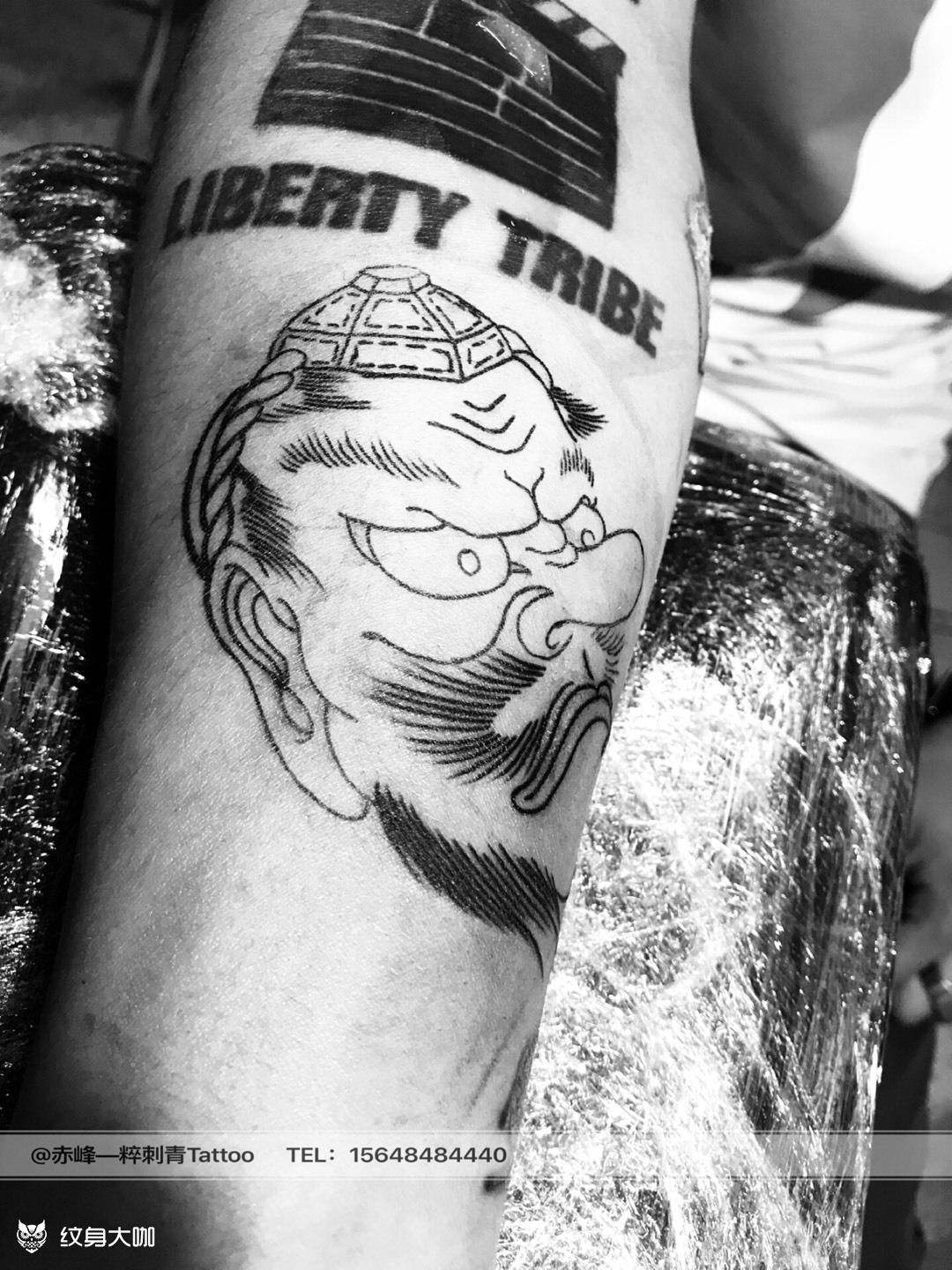 老传统天狗96_纹身图案手稿图片_雕粹的纹身作品集