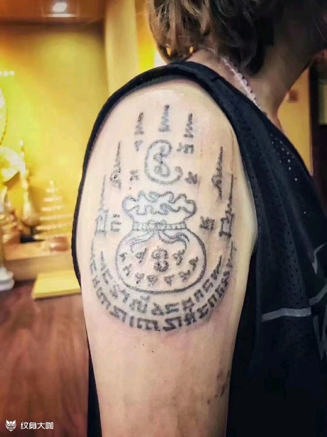 阿赞宁法力刺符90钱袋子功效:_纹身吧社区 - 纹身大咖