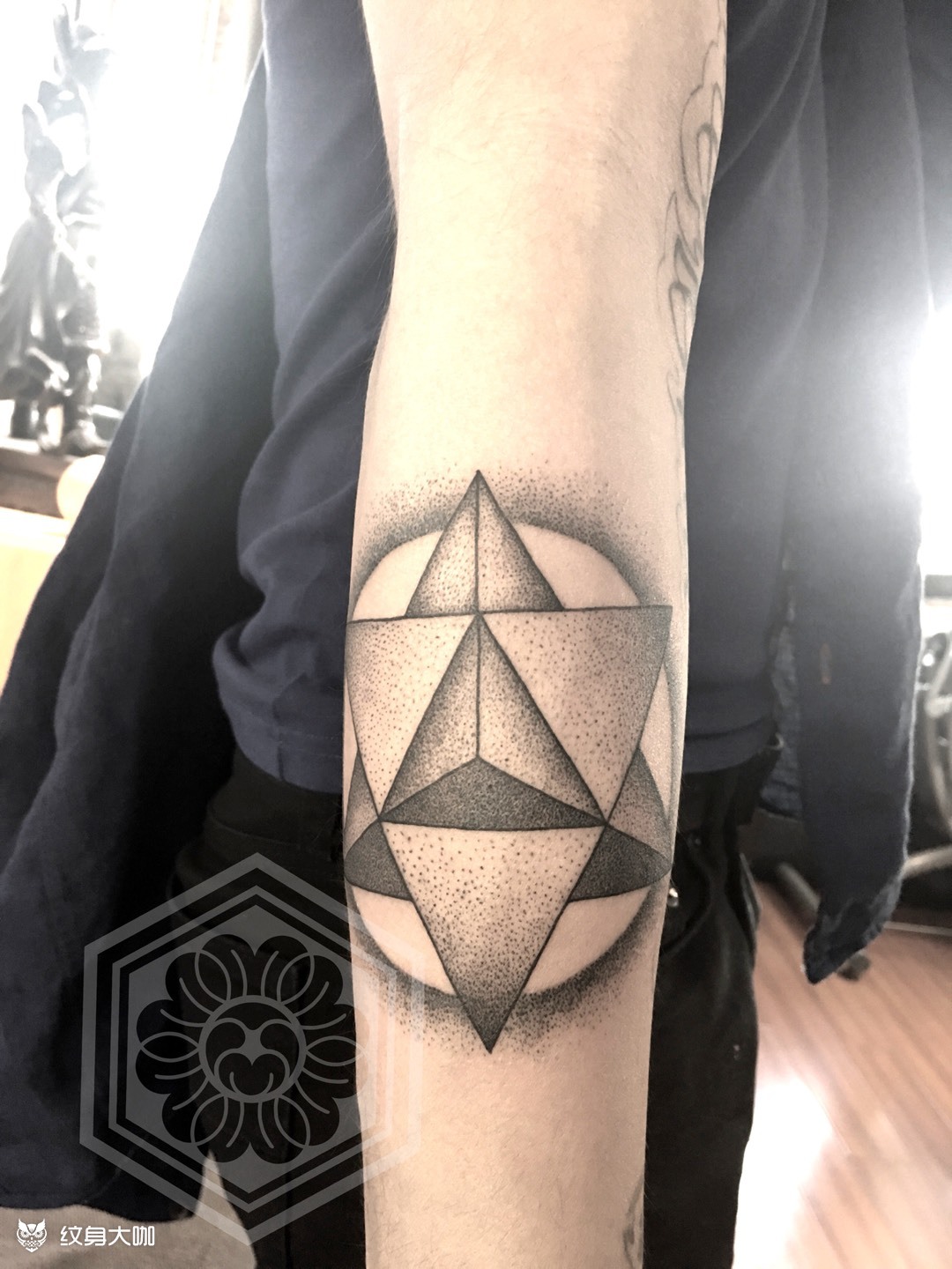 梅尔卡巴能量体_纹身图案手稿图片_超哥的纹身作品集