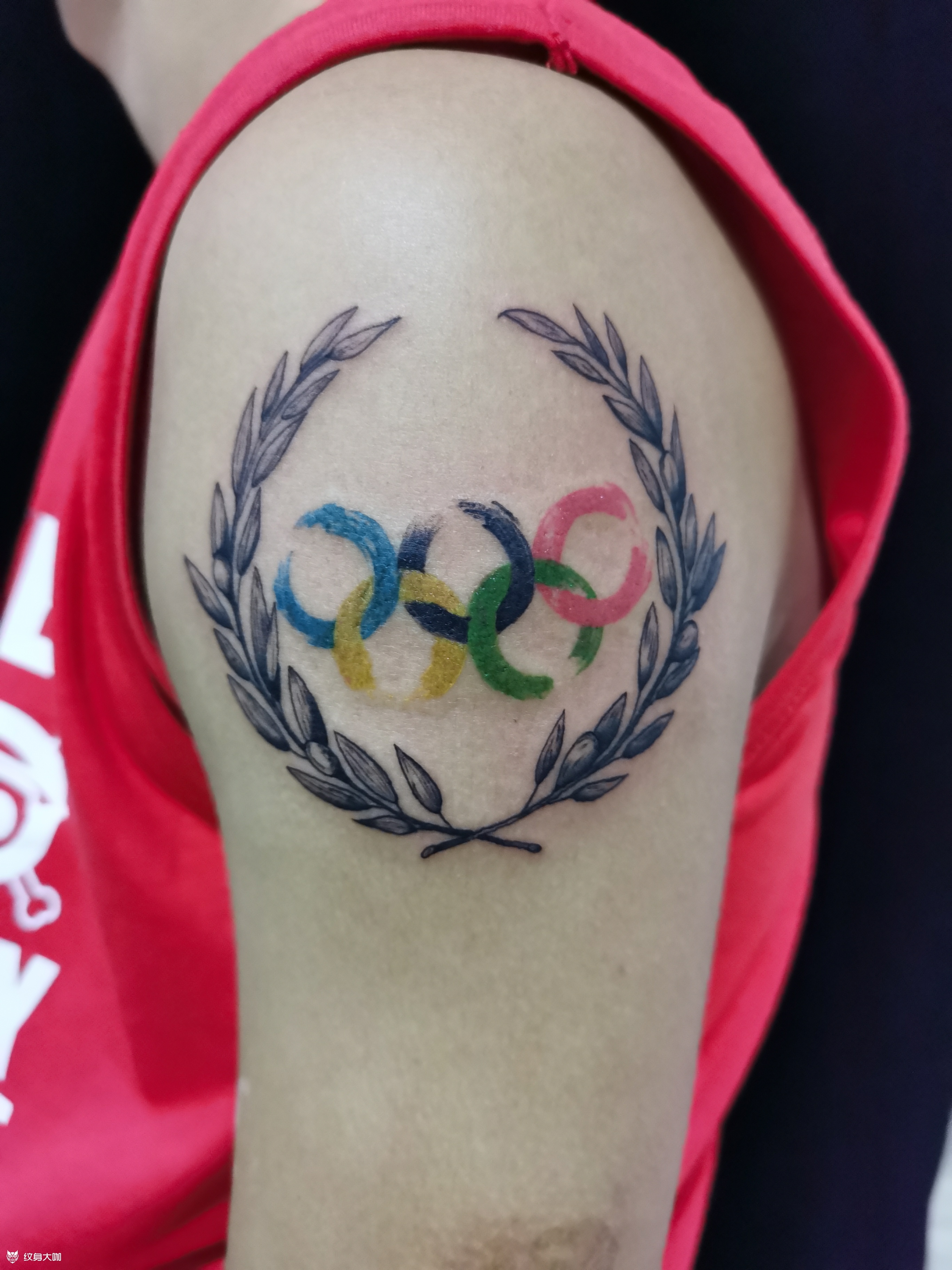 奥运五环_纹身图案手稿图片_ 9°阿 福的纹身作品集