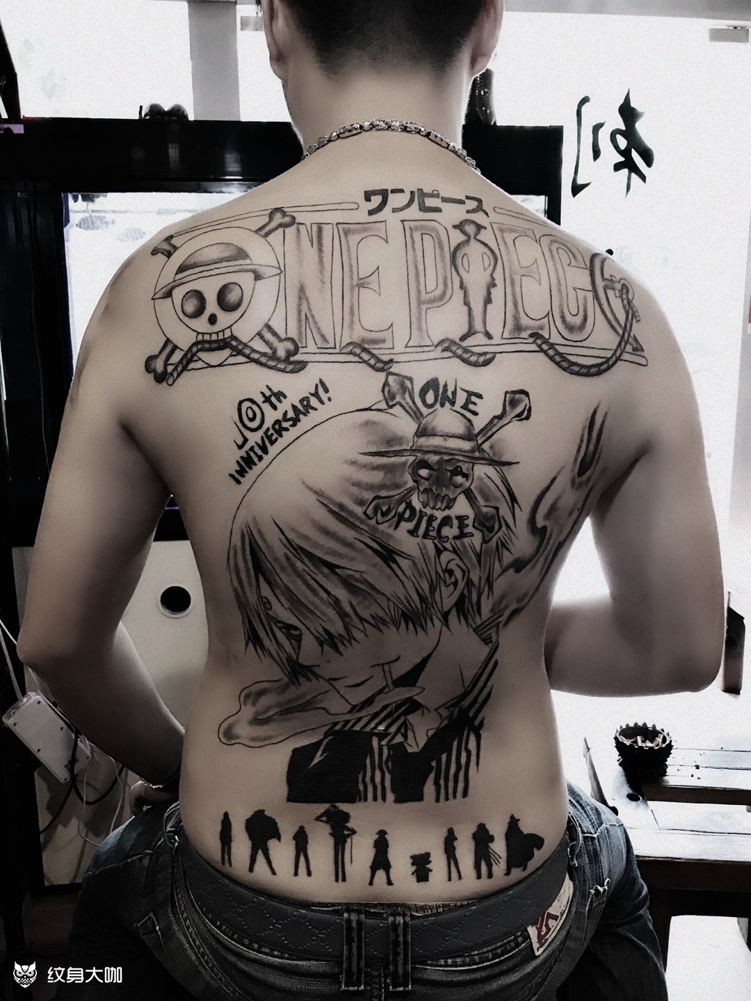 海贼王_纹身图案手稿图片_钟荣健的纹身作品集