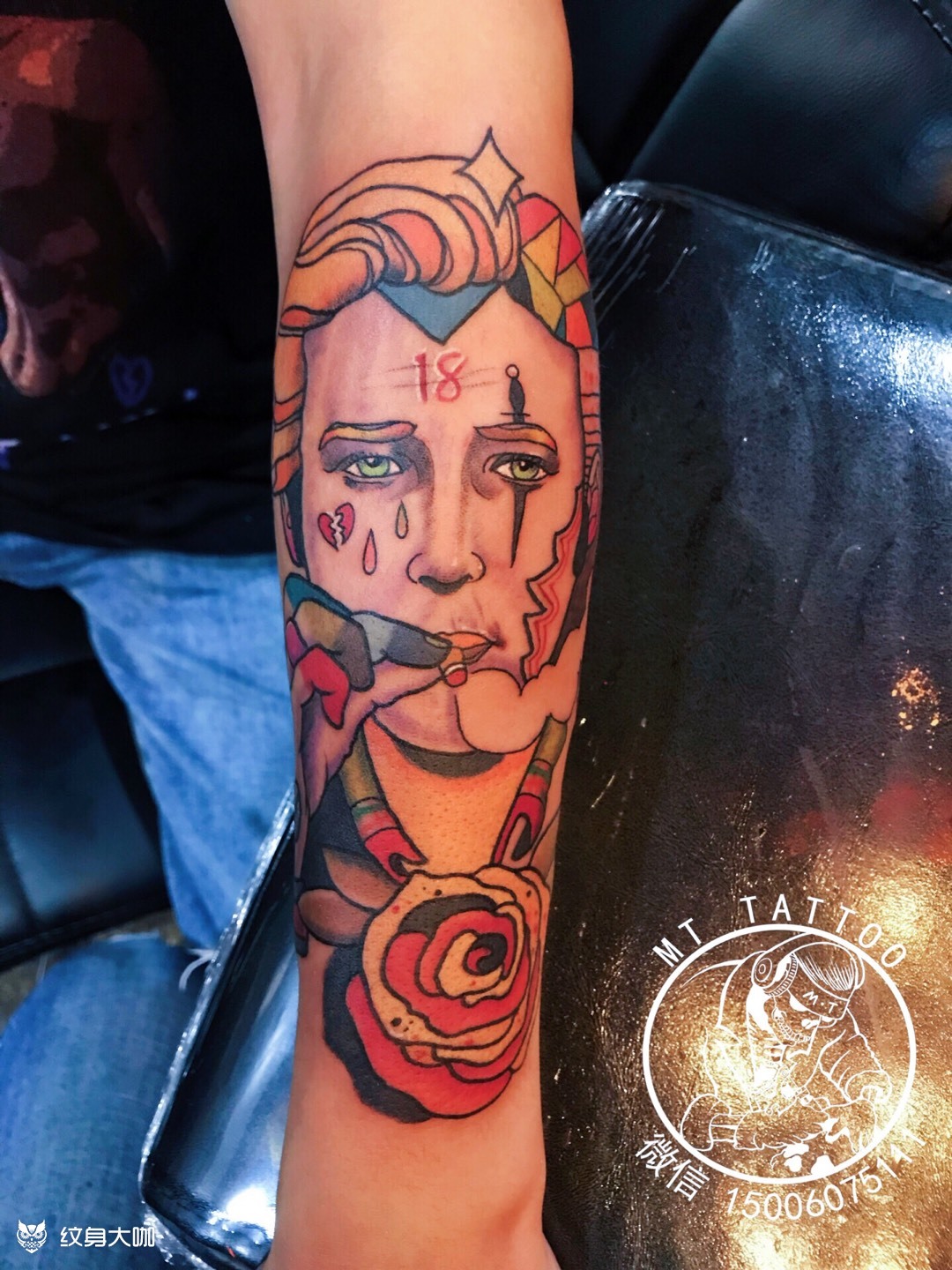 old school男头像_纹身图案手稿图片_mt的纹身作品集