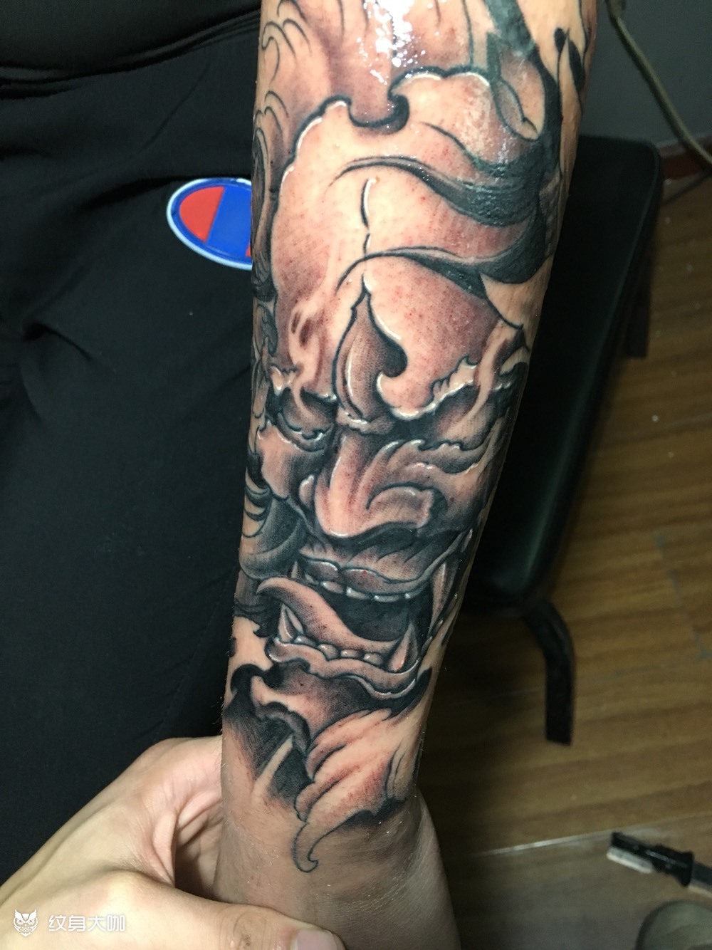 小臂般若_纹身图案手稿图片_张汝恒的纹身作品集