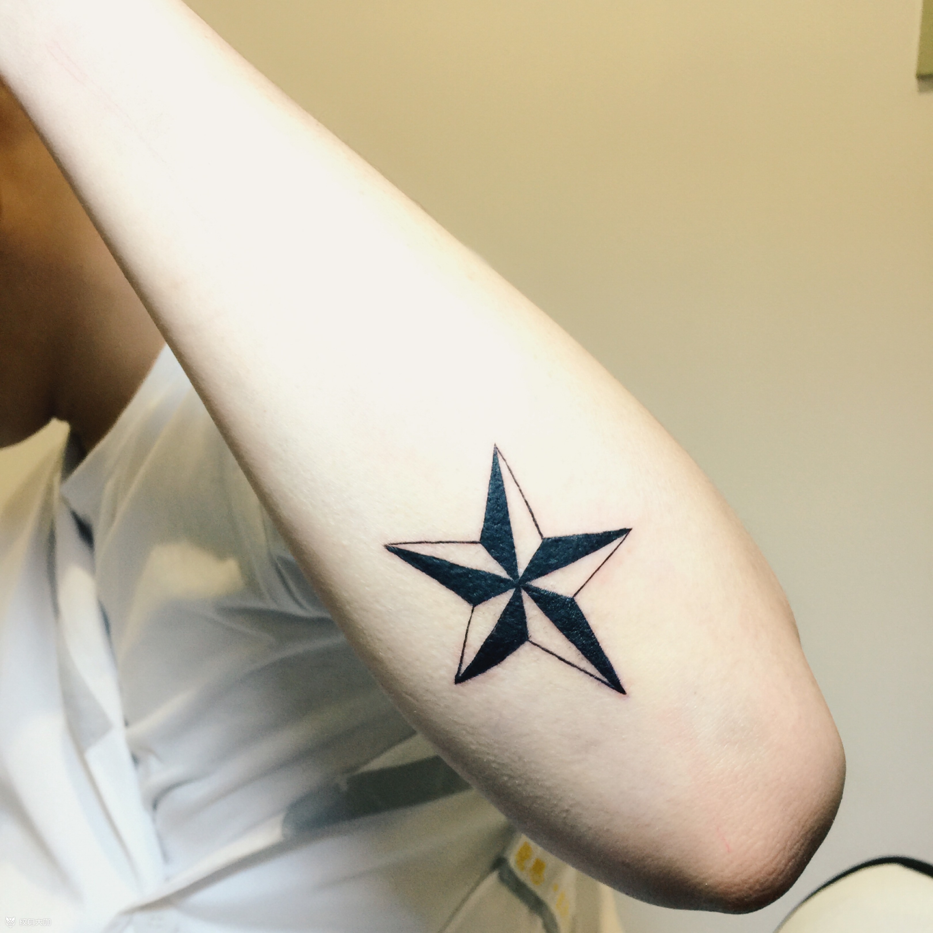 五角星_纹身图案手稿图片_杨骁的纹身作品集