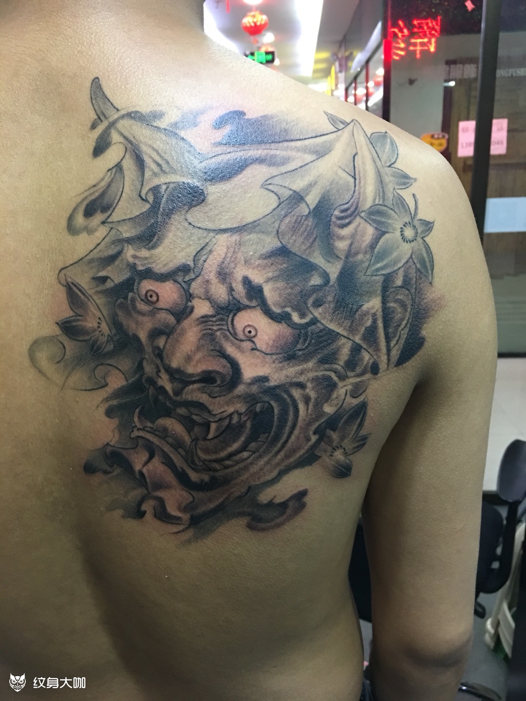 般若_纹身图案手稿图片_辉子的纹身作品集