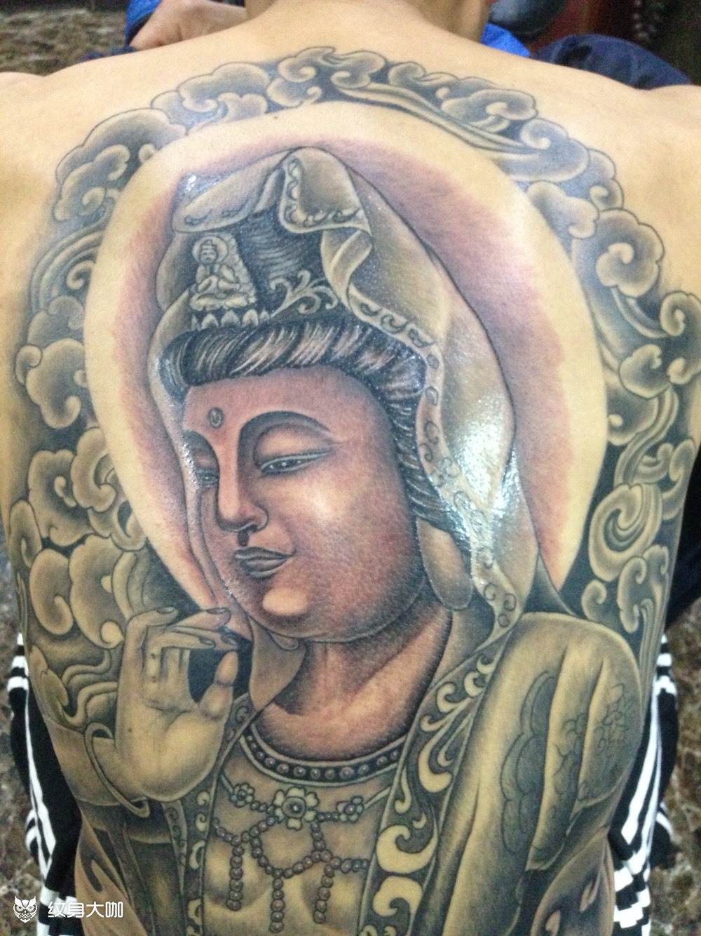 观音_纹身图案手稿图片_计卫来的纹身作品集