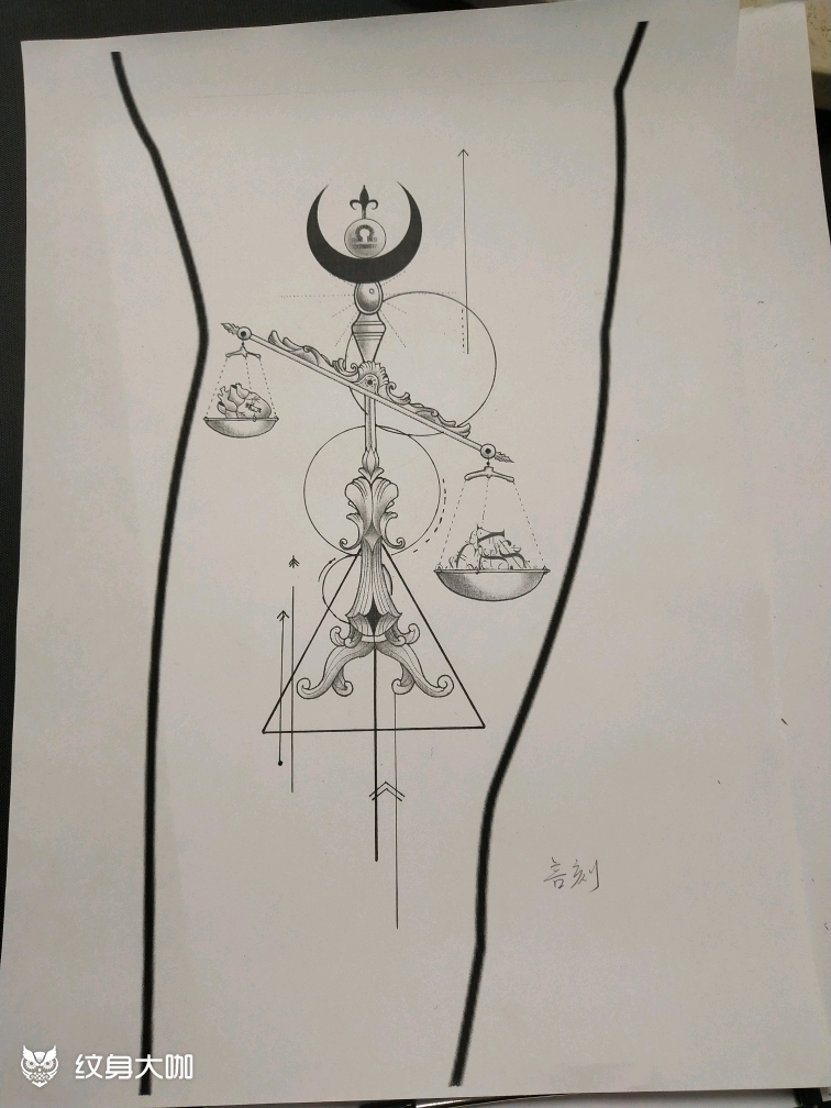 失恋后迷失方向的天秤座左右各_纹身吧社区 - 纹身大咖