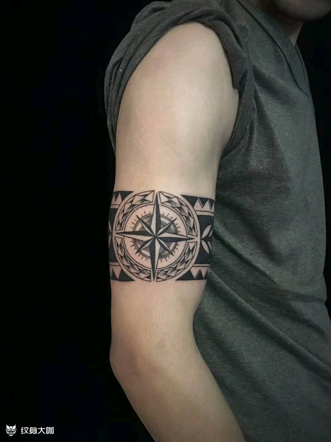 图腾臂环_纹身图案手稿图片_天羽的纹身作品集