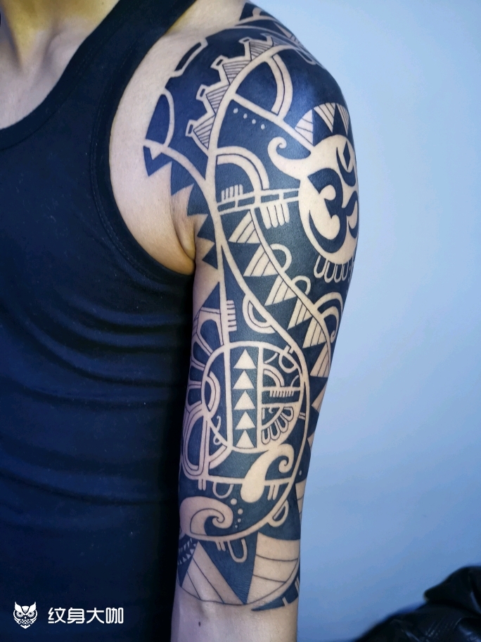 玛雅图腾纹身 手臂图片