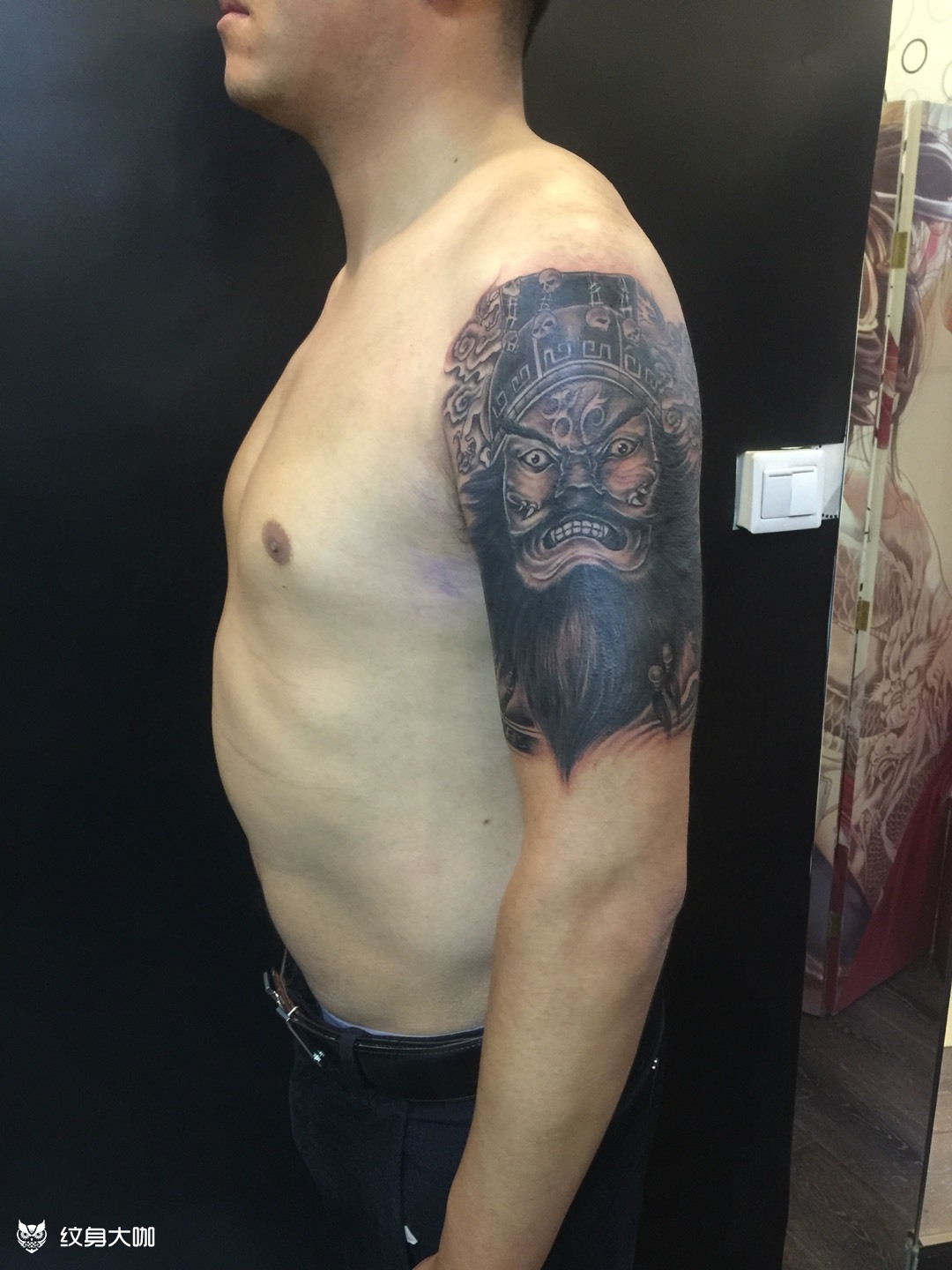 传说中的阎王_纹身图案手稿图片_crazytao的纹身作品集