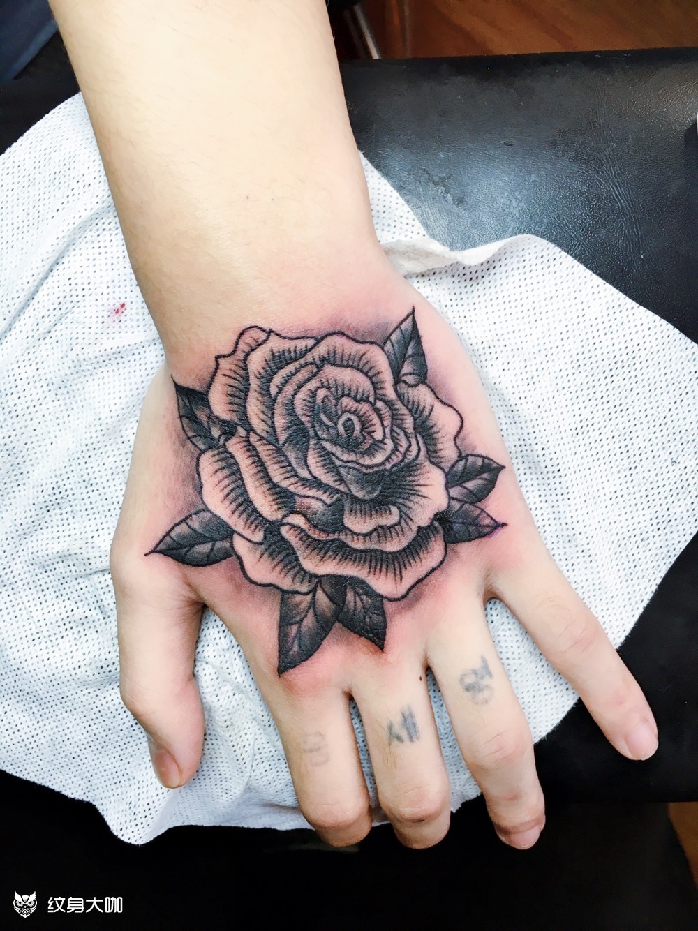 手花_纹身图案手稿图片_沈囿齐的纹身作品集
