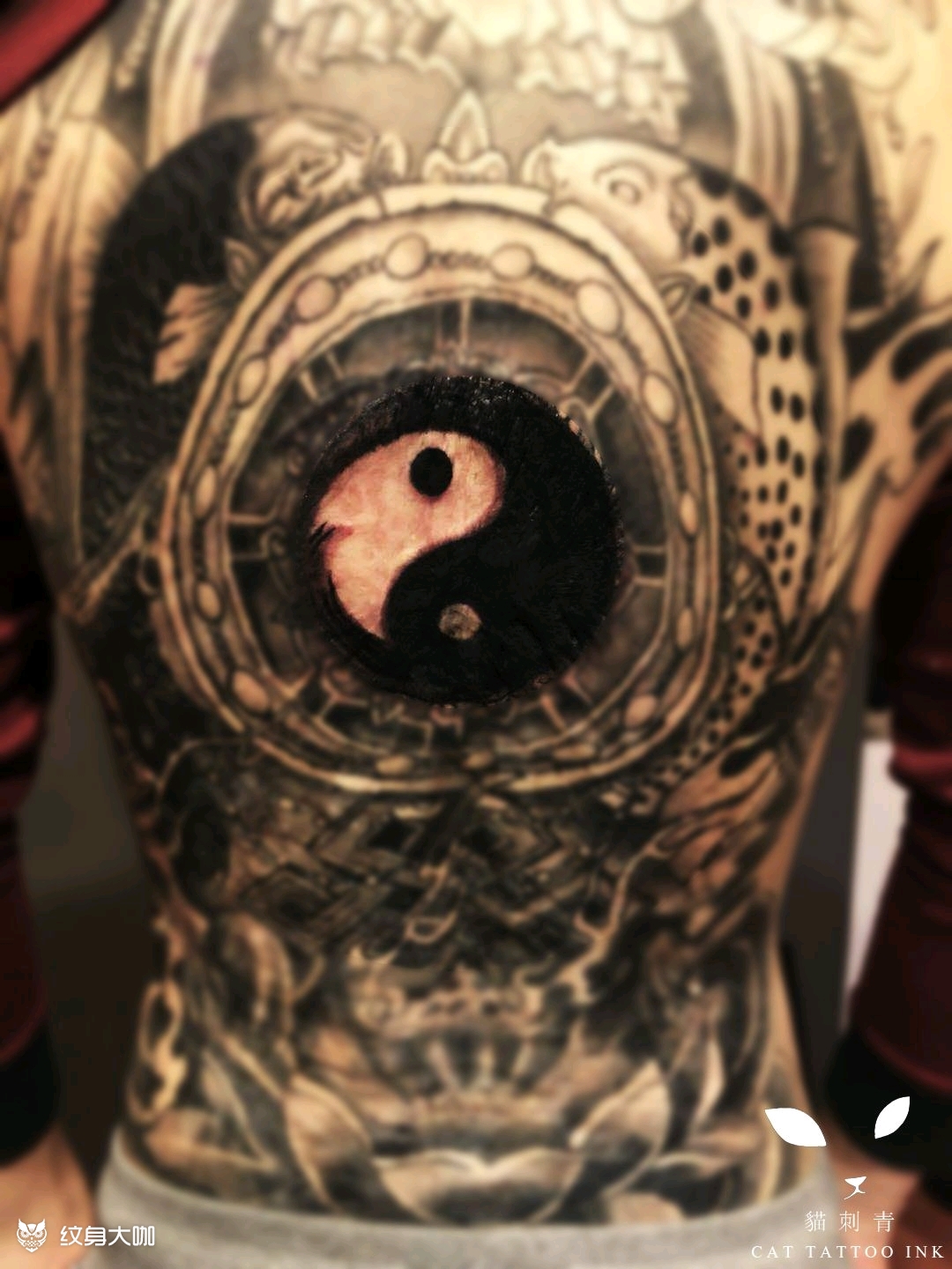 遮盖第一步泼墨太极